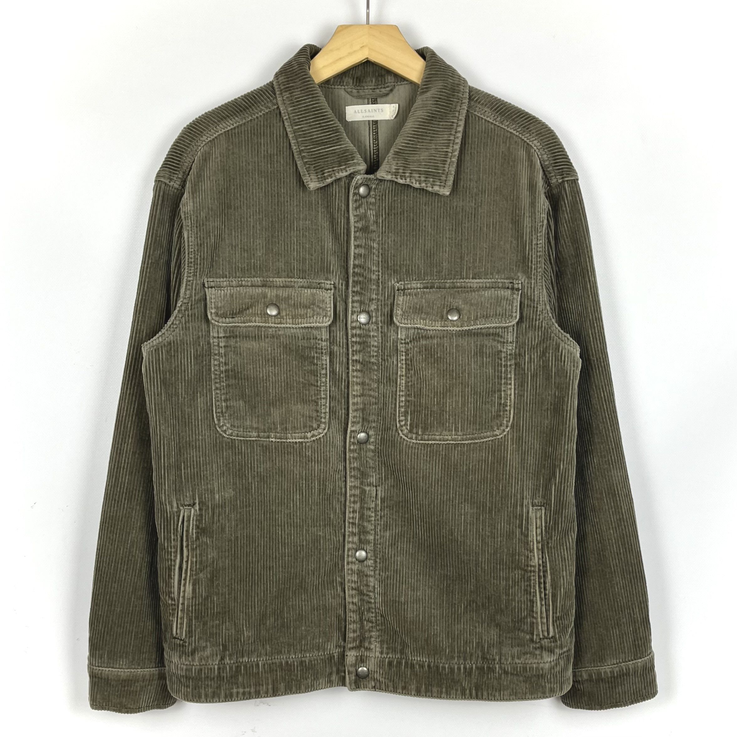 Allsaints Designer AllSaints Castleford Corduroy Overshirt Jacket Size US XS / EU 42 / 0 - 1 Thumbnail