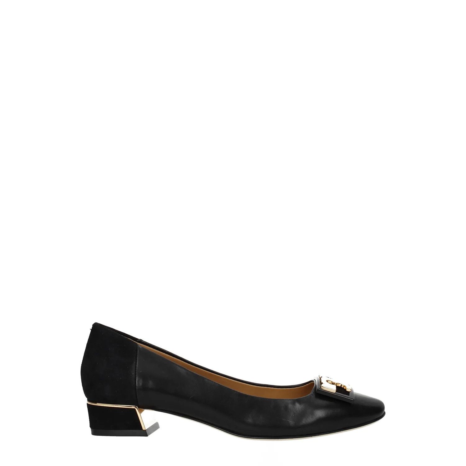 Tory Burch ob1o1e1124 Leather Ballet Flats in Black Size US 5 / IT 35 - 1 Thumbnail
