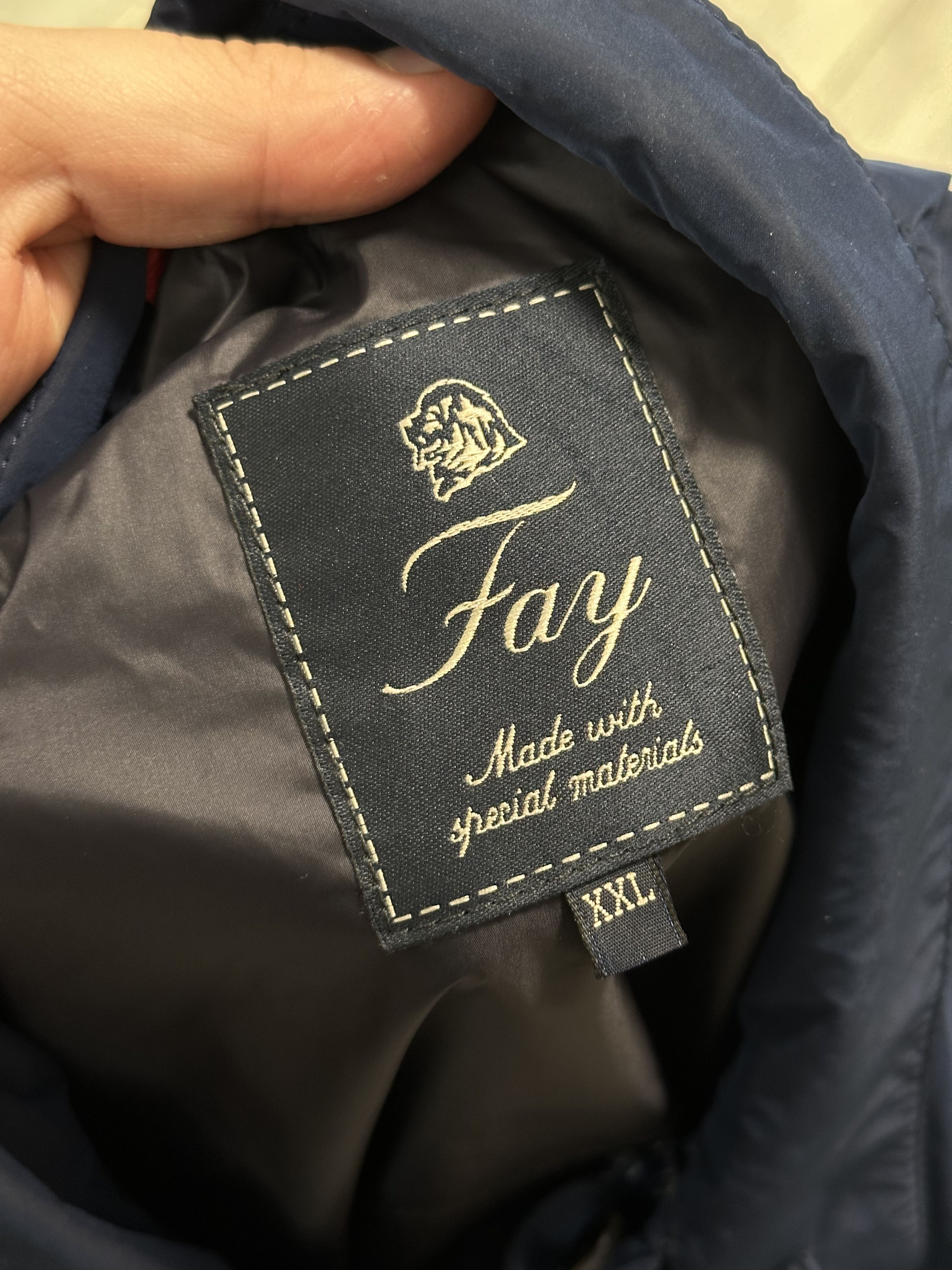 Fay FAY Men Light Jacket NAM19360660 Pie Blue Size US XXL / EU 58 / 5 - 8 Thumbnail