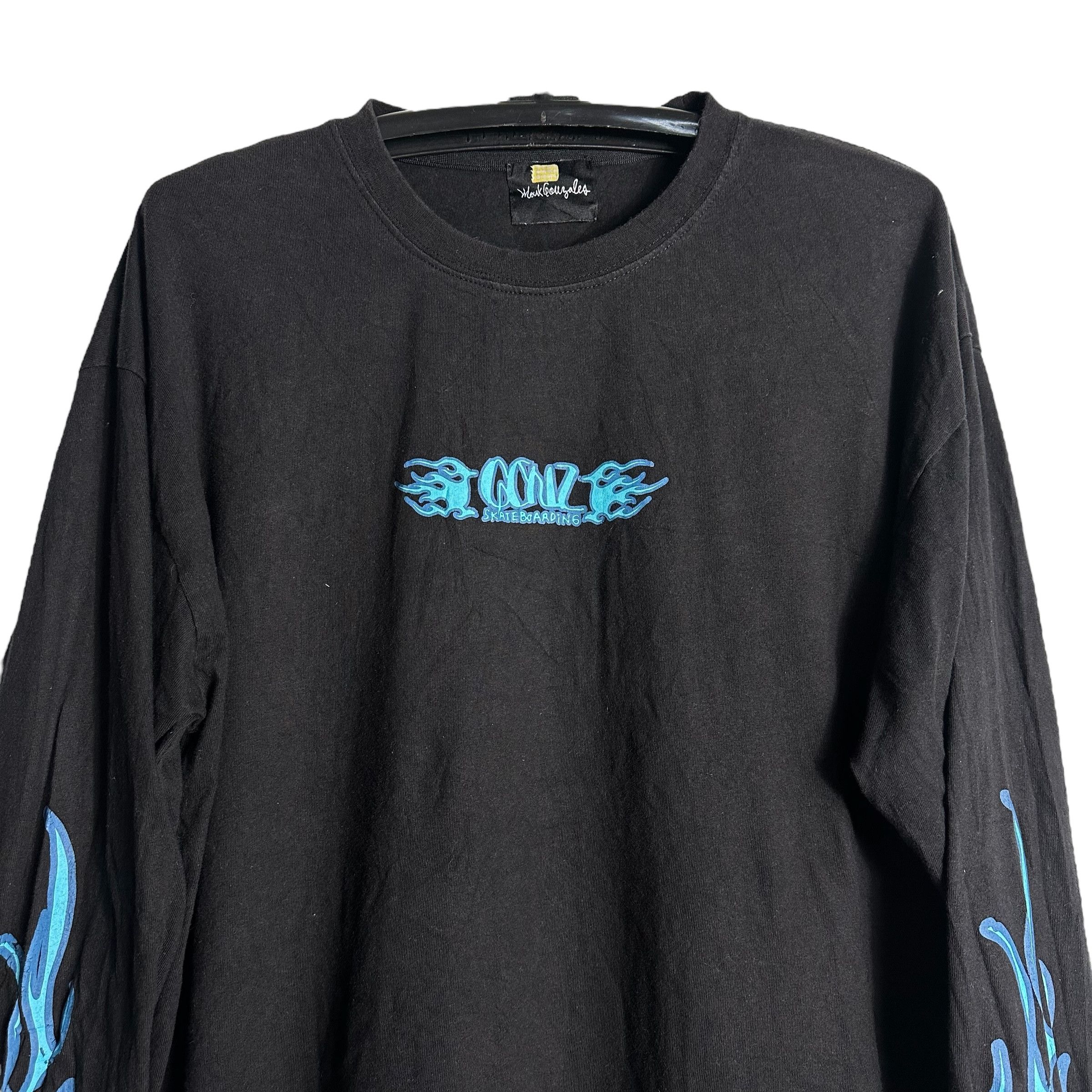 Vintage 🔥RARE🔥Gonz Skateboarding Mark Gonzales Long Sleeve T-shirt Size US L / EU 52-54 / 3 - 2 Thumbnail