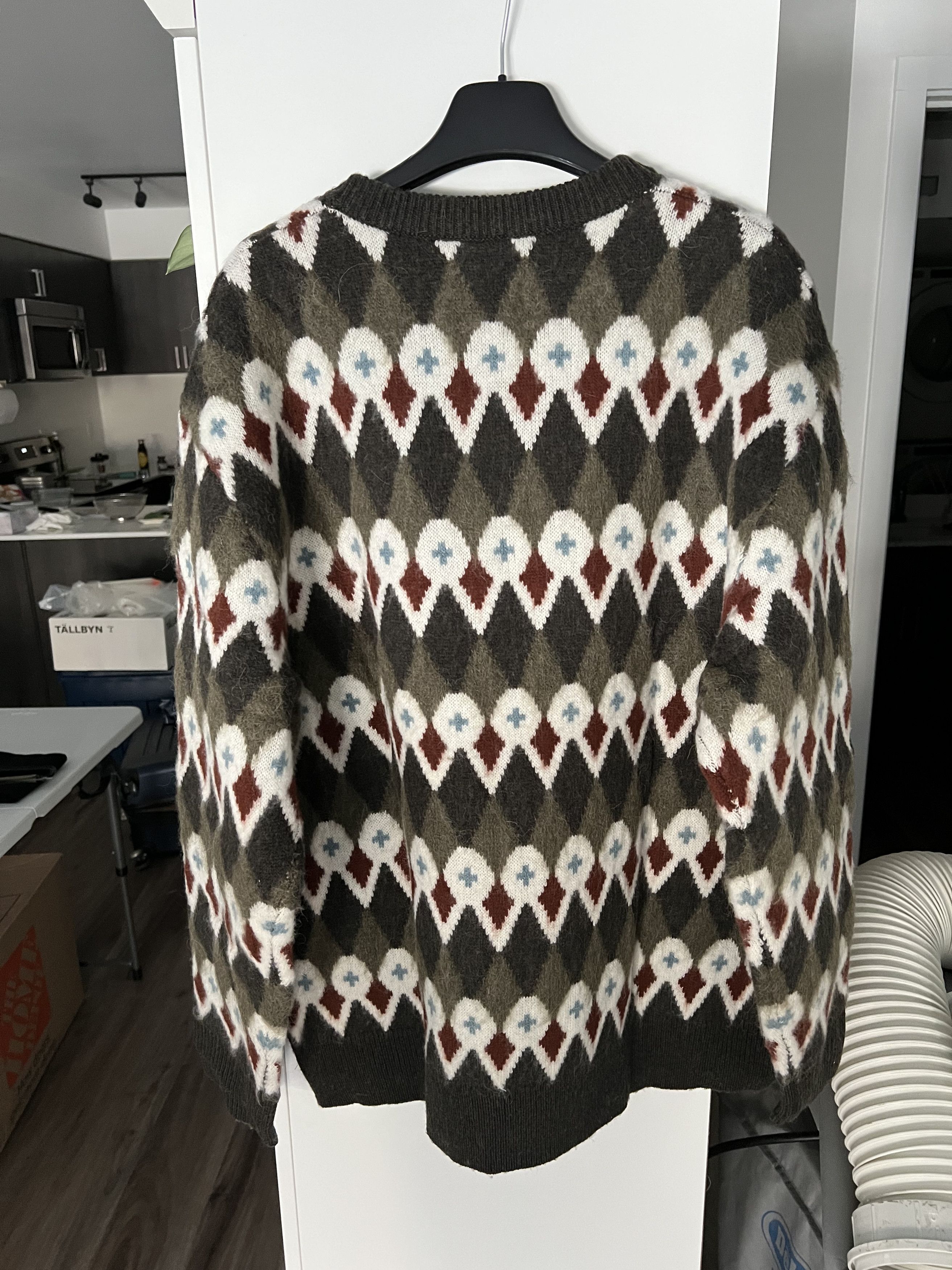 Norse Projects RUNE LOOSE MERINO FAIR ISLE JACQUARD SWEATER Size US L / EU 52-54 / 3 - 2 Thumbnail