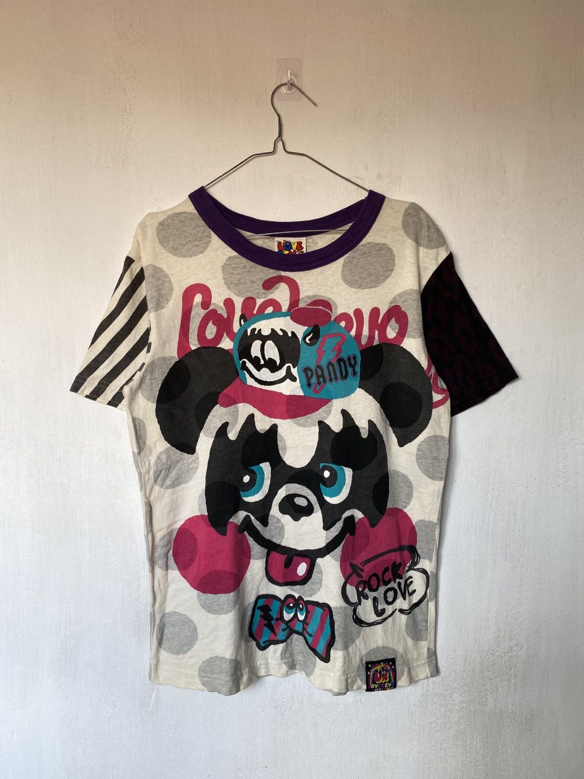 Hysteric Glamour × If Six Was Nine × Japanese Brand Love Revolution Rock Pandy Tshirt Size US M / EU 48-50 / 2 - 1 Thumbnail