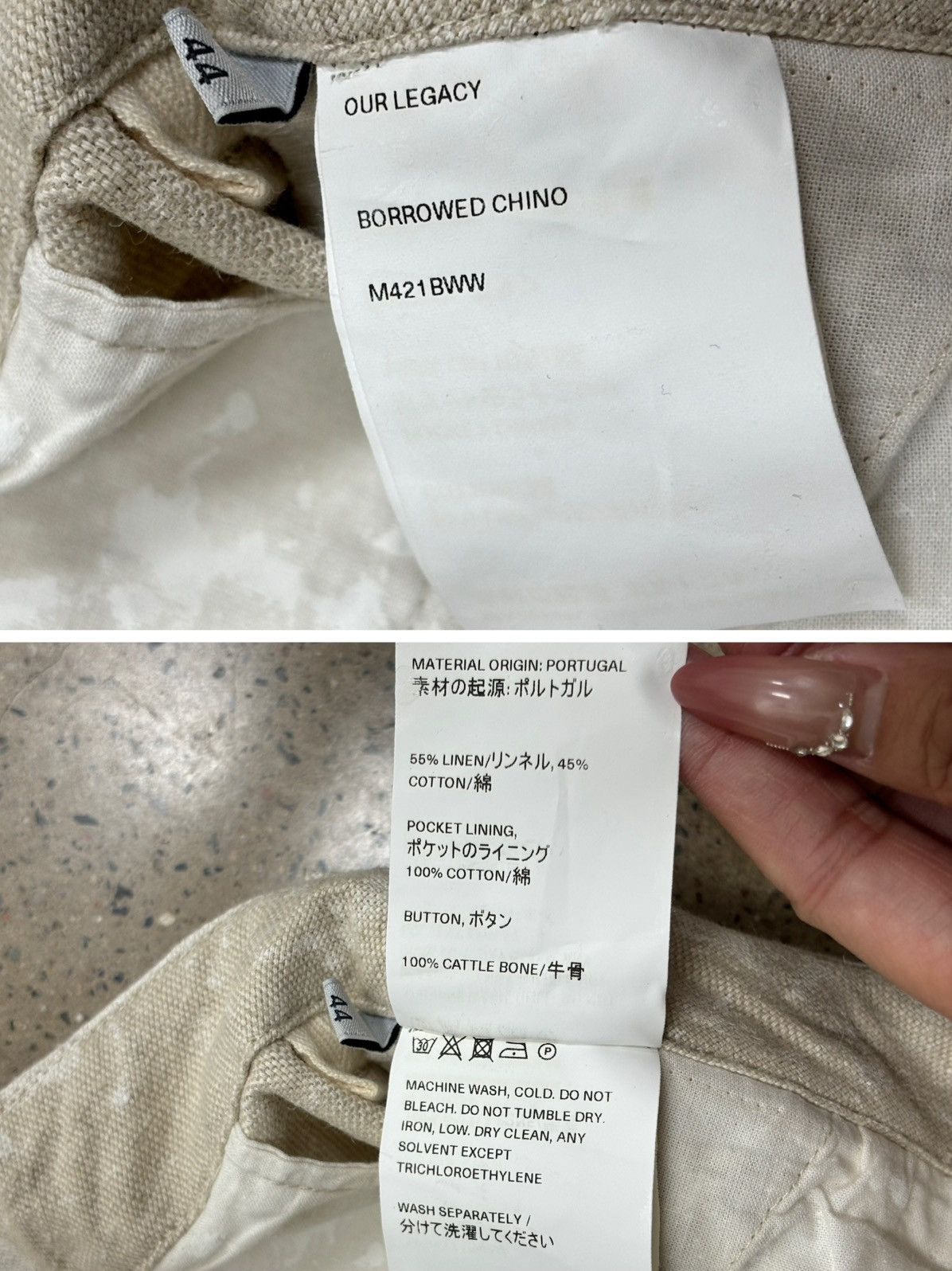 Our Legacy OUR LEGACY borrowed chino pants Size US 32 / EU 48 - 8 Thumbnail
