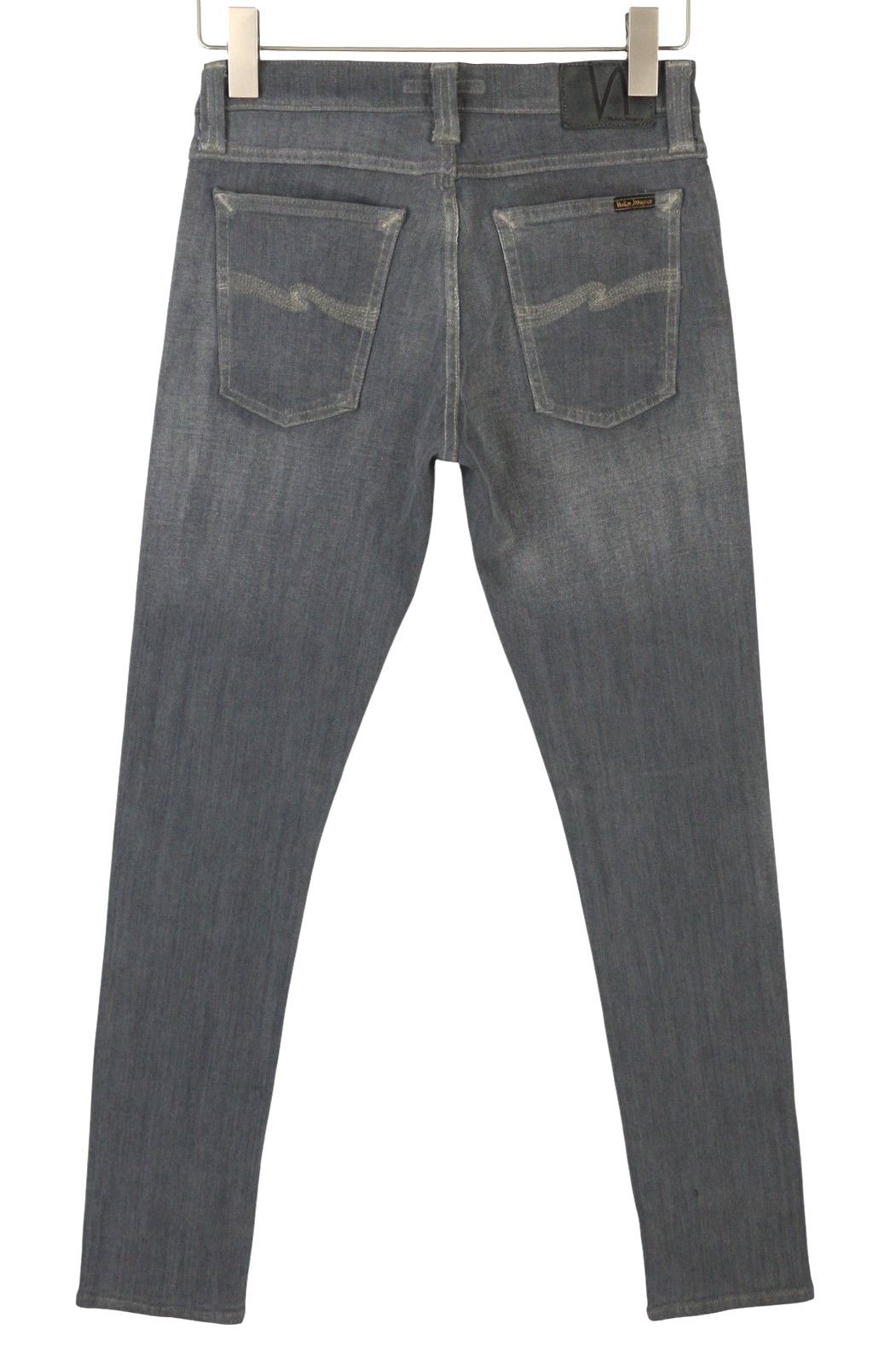 Nudie Jeans W28/L32 Grey Faded Organic Skinny Denim Jeans 87256 Size US 28 / EU 44 - 2 Thumbnail
