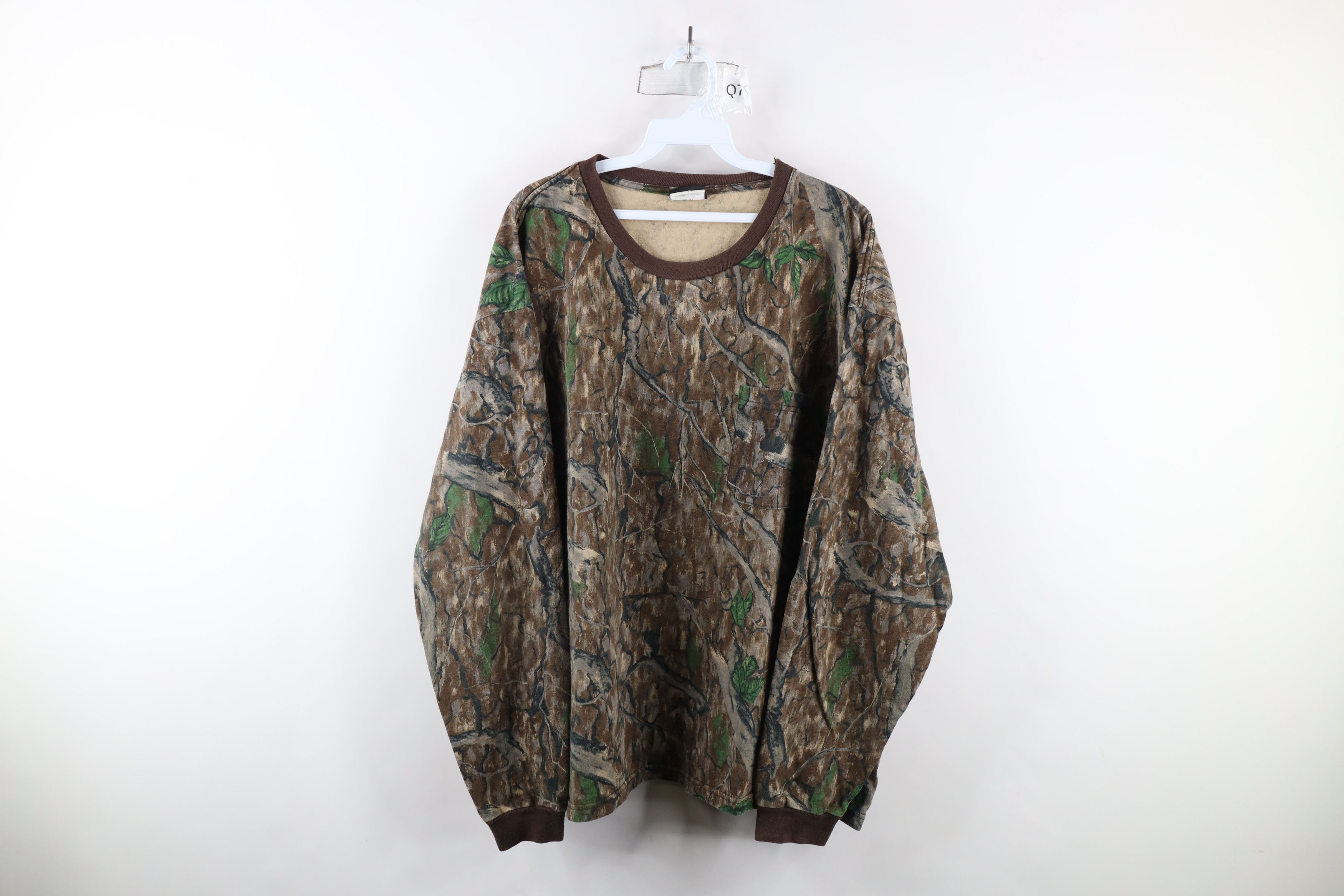 Vintage Vintage 90s Streetwear Camouflage Long Sleeve T-Shirt USA Size US XXL / EU 58 / 5 - 1 Thumbnail