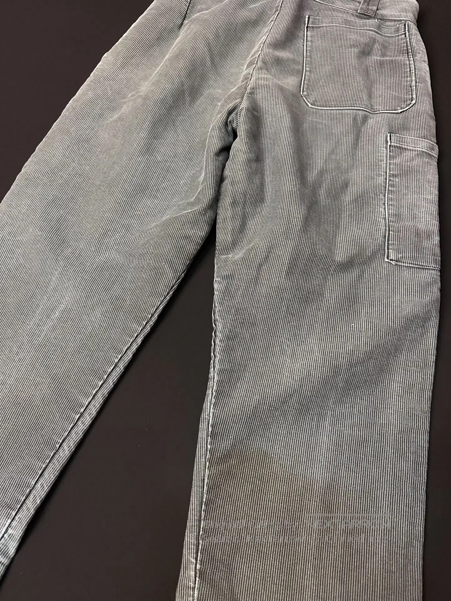 Vintage Vintage 60s Striped Moleskin French Work Pants. Size US 31 - 7 Thumbnail