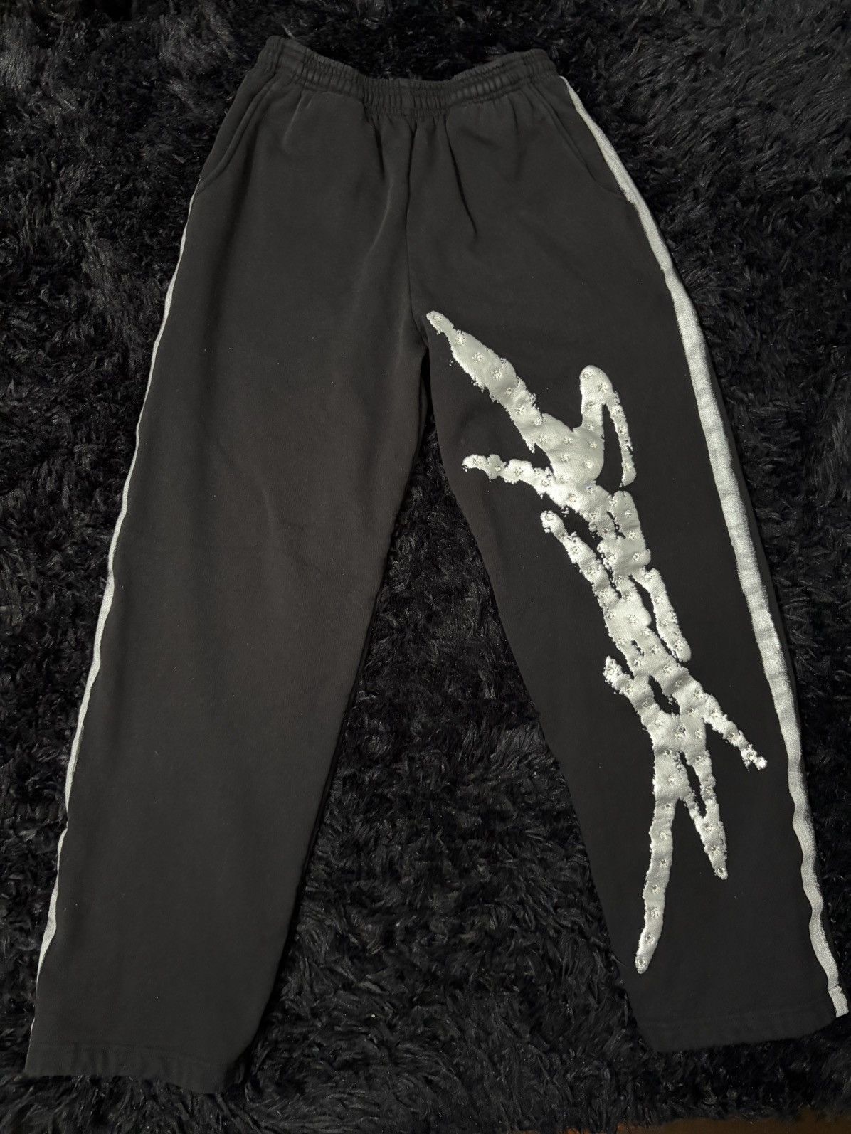 Sp5der Sp5der Screaming Eagle Sweatpants Size US 29 - 1 Thumbnail