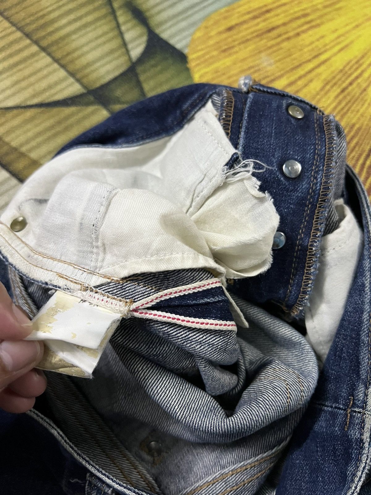 CABANE de ZUCCa 💥Vintage Cabane De Zucca Cropped Selvedge Jean Size US 28 / EU 44 - 19 Thumbnail