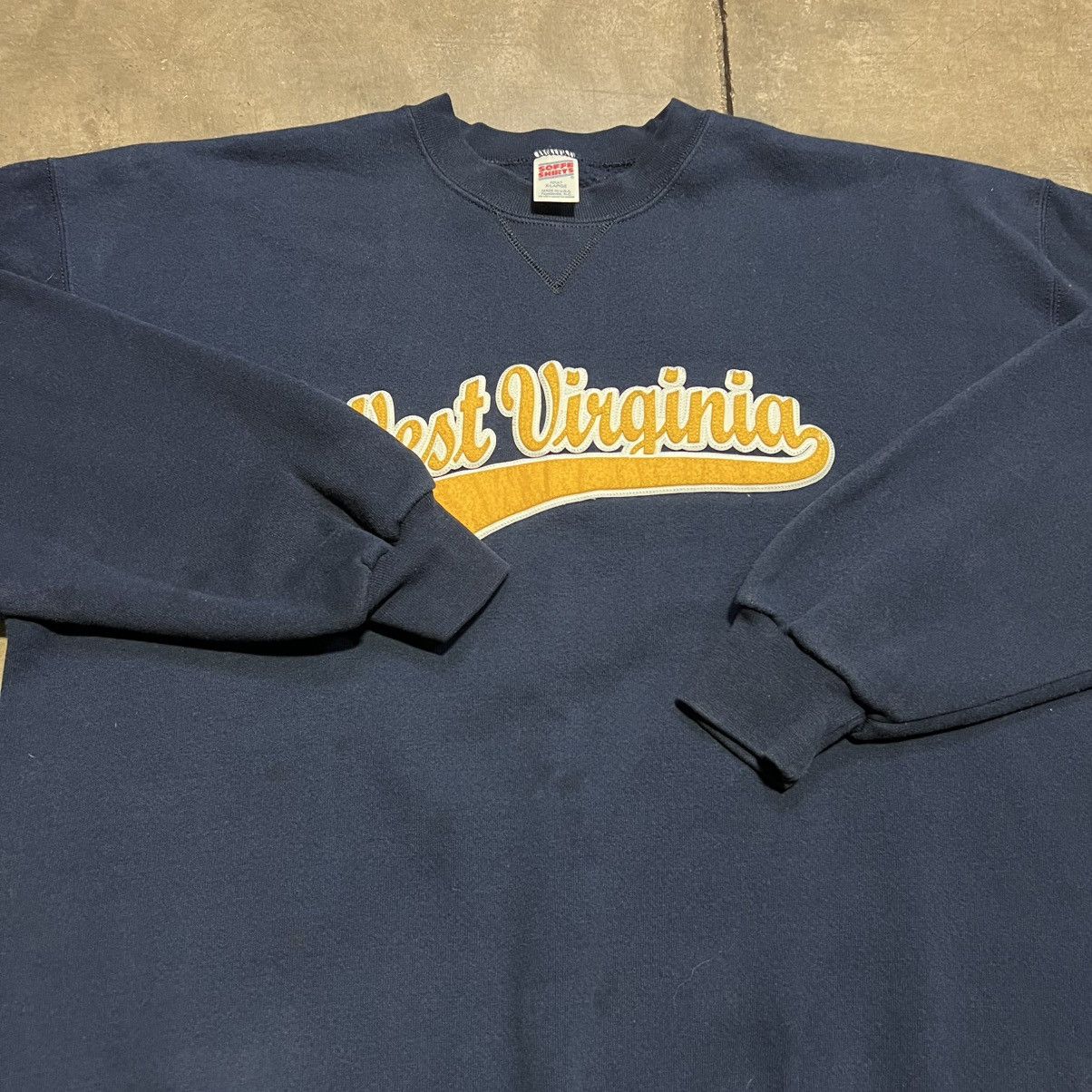 Vintage Vintage West Virginia Mountaineers Sweatshirt College 90s Size US XL / EU 56 / 4 - 6 Thumbnail