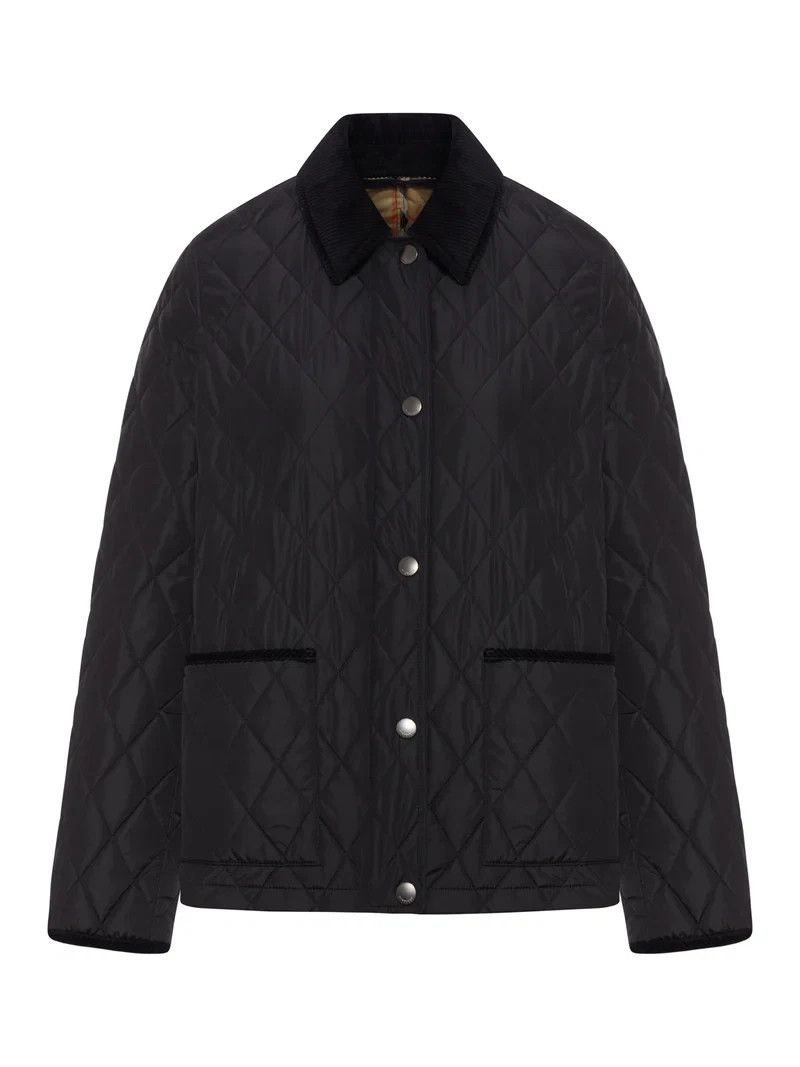 Burberry BURBERRY Black Quilted Jacket New And Authentic Size XXS / US 00 / IT 34 - 1 Thumbnail