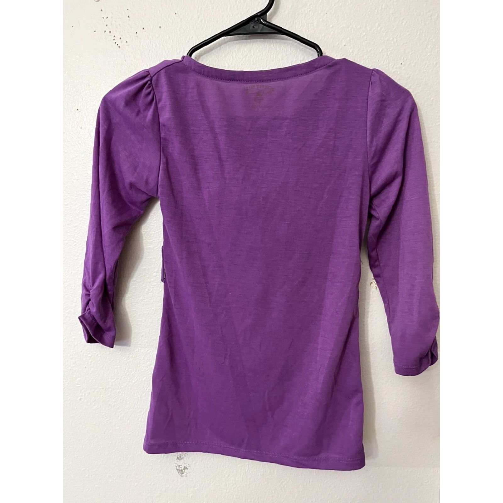Beverly Hills Polo Club Beverly Hills Polo Club Shirt Medium Purple Long Sleeve Embroidered Adult Women Size M / US 6-8 / IT 42-44 - 3 Thumbnail