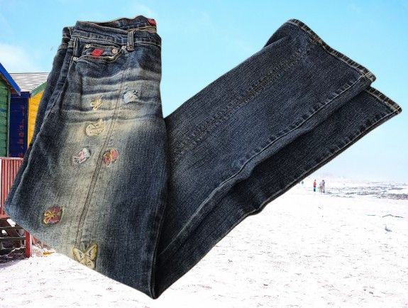 Other VTG Bongo Stretch Flare Jeans Size 11 NWT Size 34" / US 12 / IT 48 - 4 Thumbnail