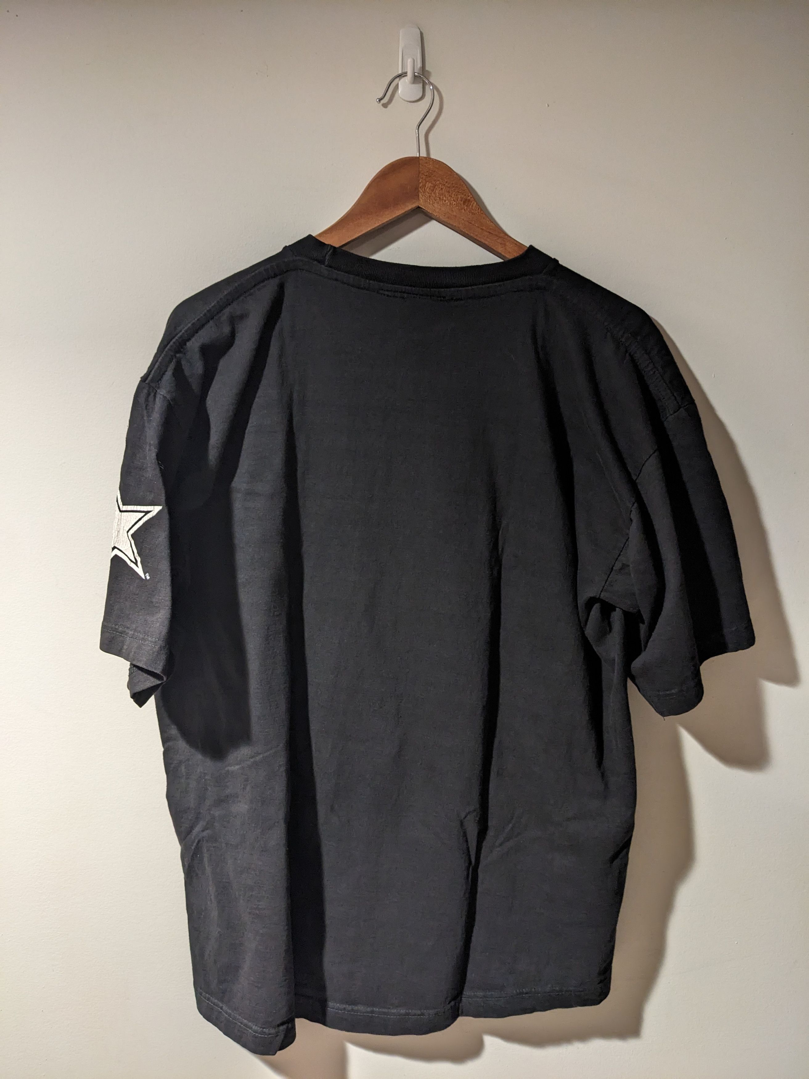 NFL × Vintage Vintage 90s Dallas Cowboys NFL Football Puff Print T-Shirt Size US L / EU 52-54 / 3 - 5 Thumbnail