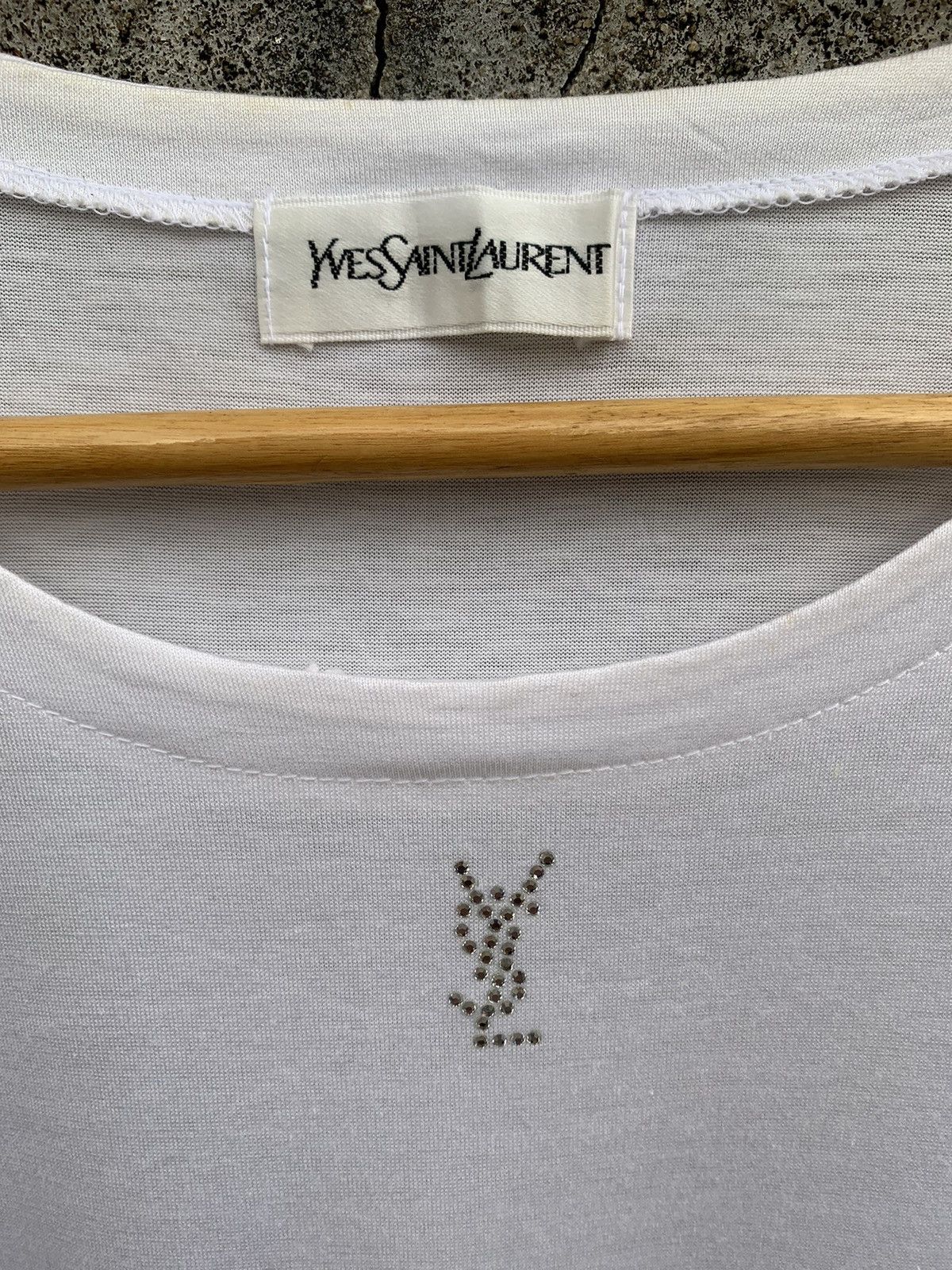 Yves Saint Laurent Vintage YSL Centre Logo Size US M / EU 48-50 / 2 - 6 Thumbnail