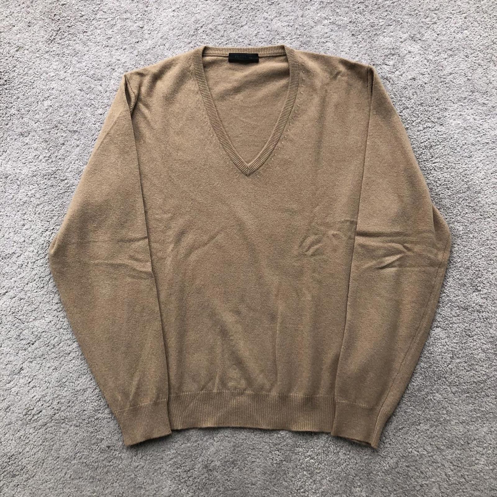 Prada Prada Pure Virgin Lambswool V Neck Sweater Jumper Sweatshirt Size US M / EU 48-50 / 2 - 1 Thumbnail