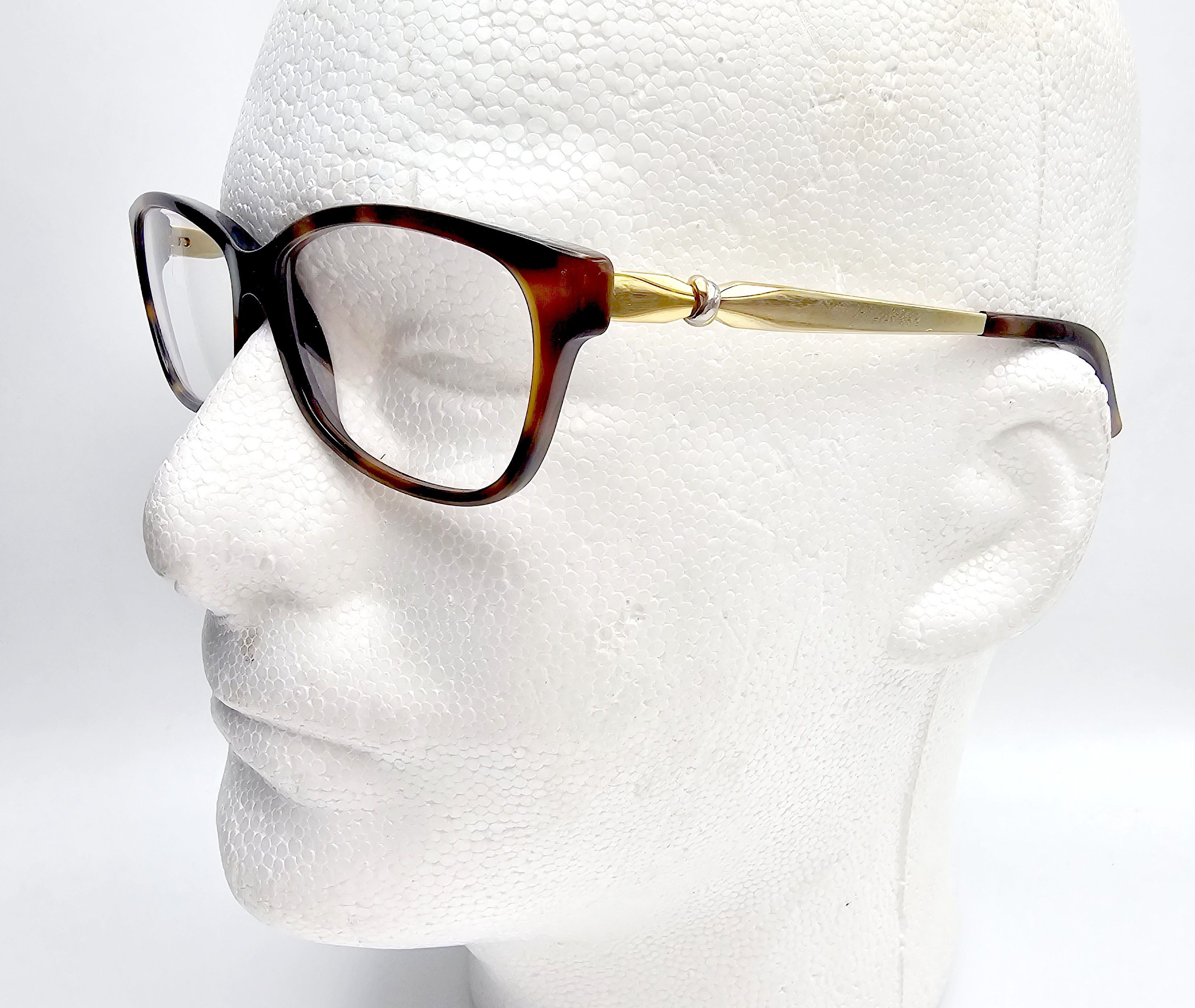 Cartier NEW Cartier Tortoise/Gold Eyeglasses EYE00129 Size ONE SIZE - 10 Thumbnail