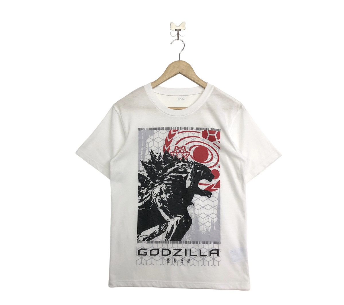 image of Godzilla Movie Toho Co, Ltd. Sega Japan Tshirt in White, Men's (Size Small)