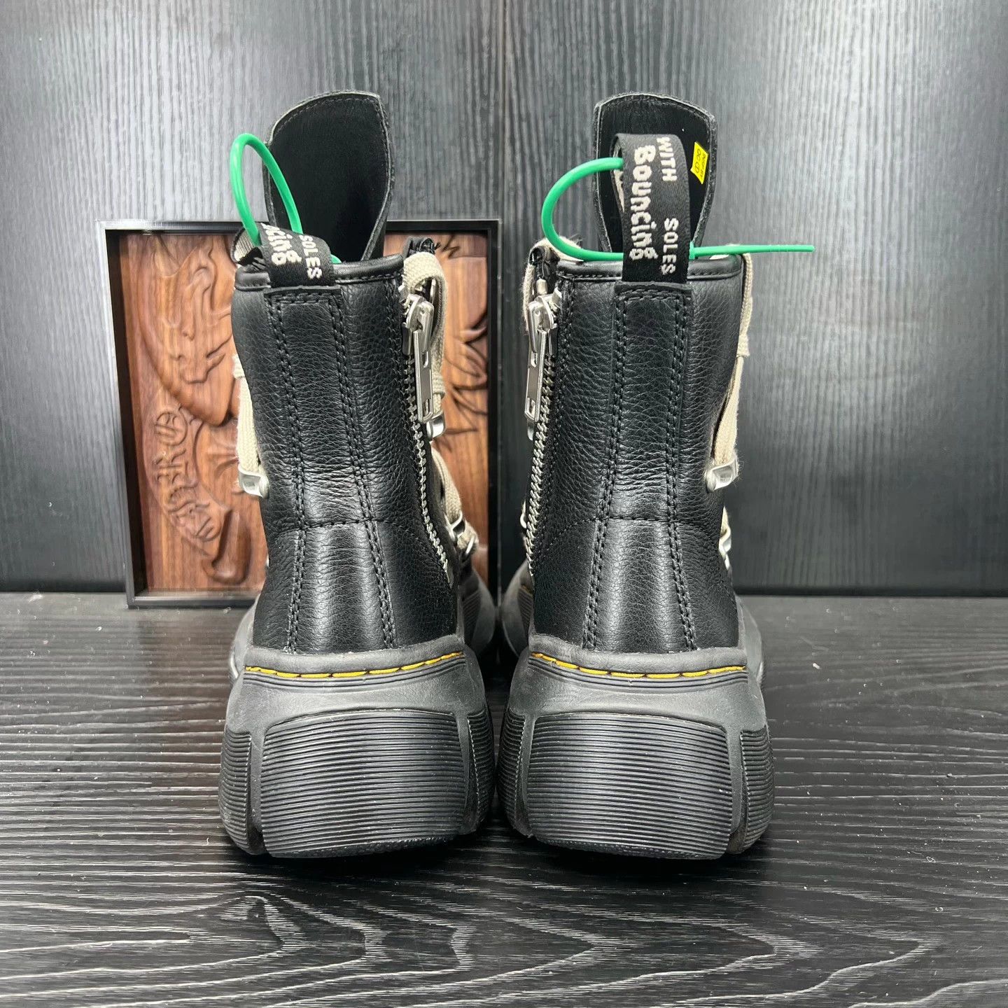 Dr. Martens Dr. Martens Black Buckle Strap 36 Boots Worn Once Size US 5 / IT 35 - 5 Thumbnail