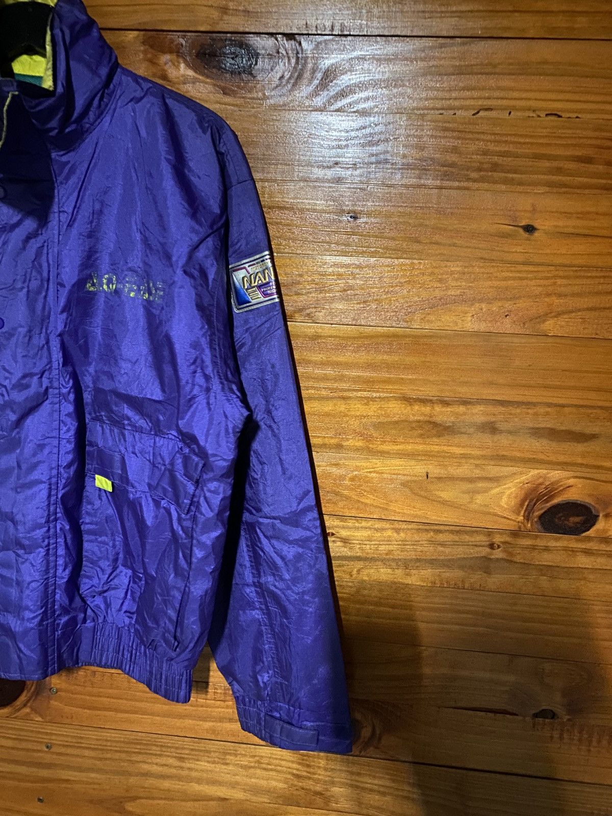 Japanese Brand Vintage NANKAI Motorcycle Racing Jacket Purple Windbreaker Size US L / EU 52-54 / 3 - 7 Thumbnail