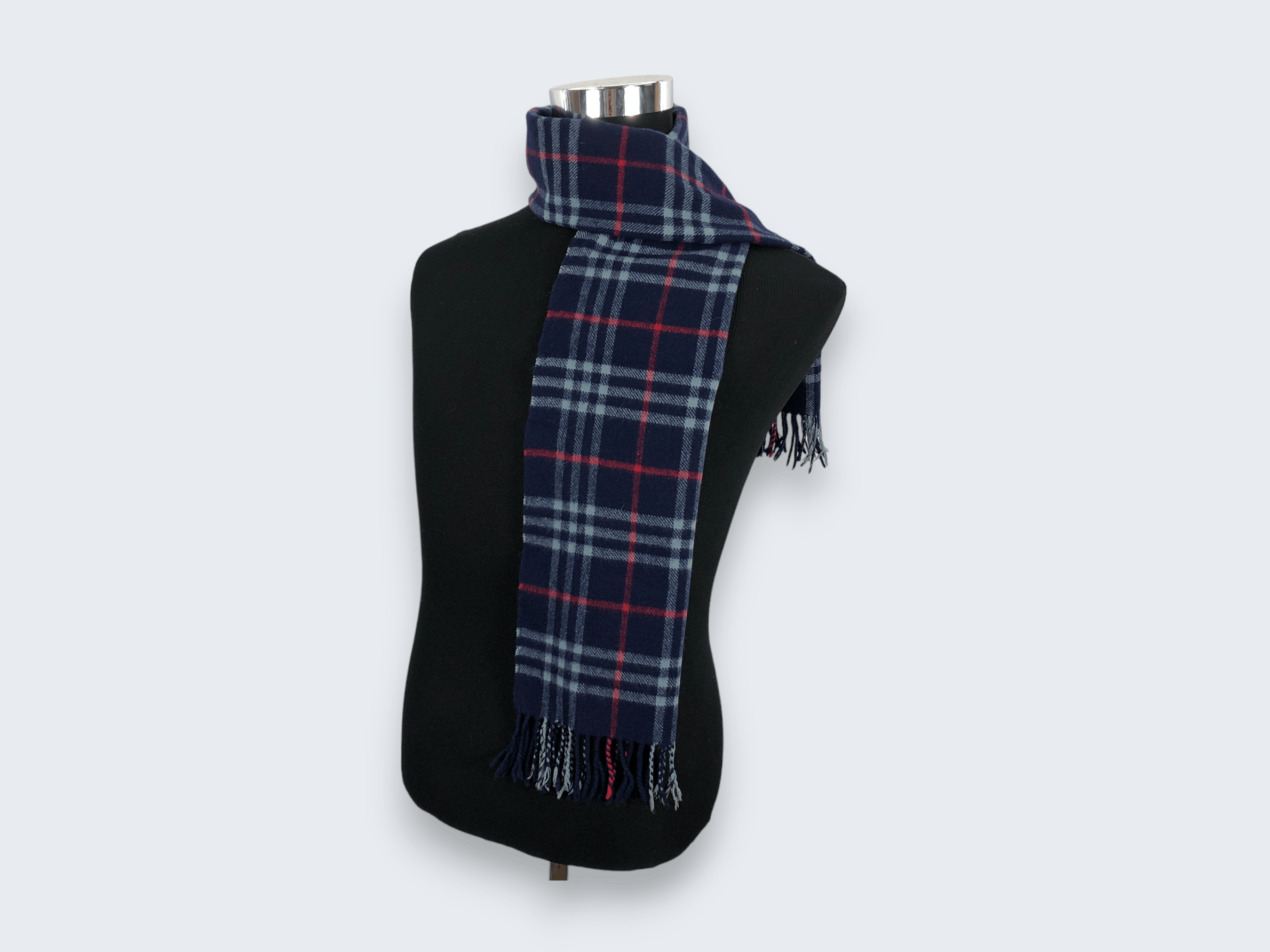 Burberry × Vintage Vintage Burberry Scarf Muffler MF047 Size ONE SIZE - 2 Thumbnail