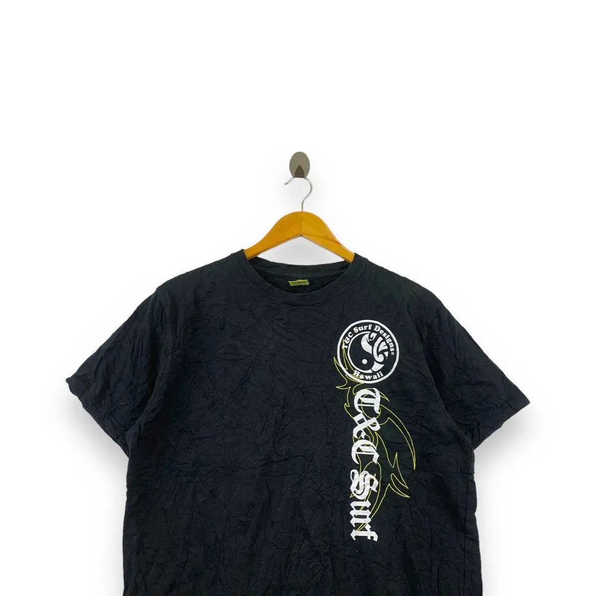 Vintage Vintage T&C DESIGNS SURF Town Country Hawaii Flame Tee Shirt Size US L / EU 52-54 / 3 - 3 Thumbnail