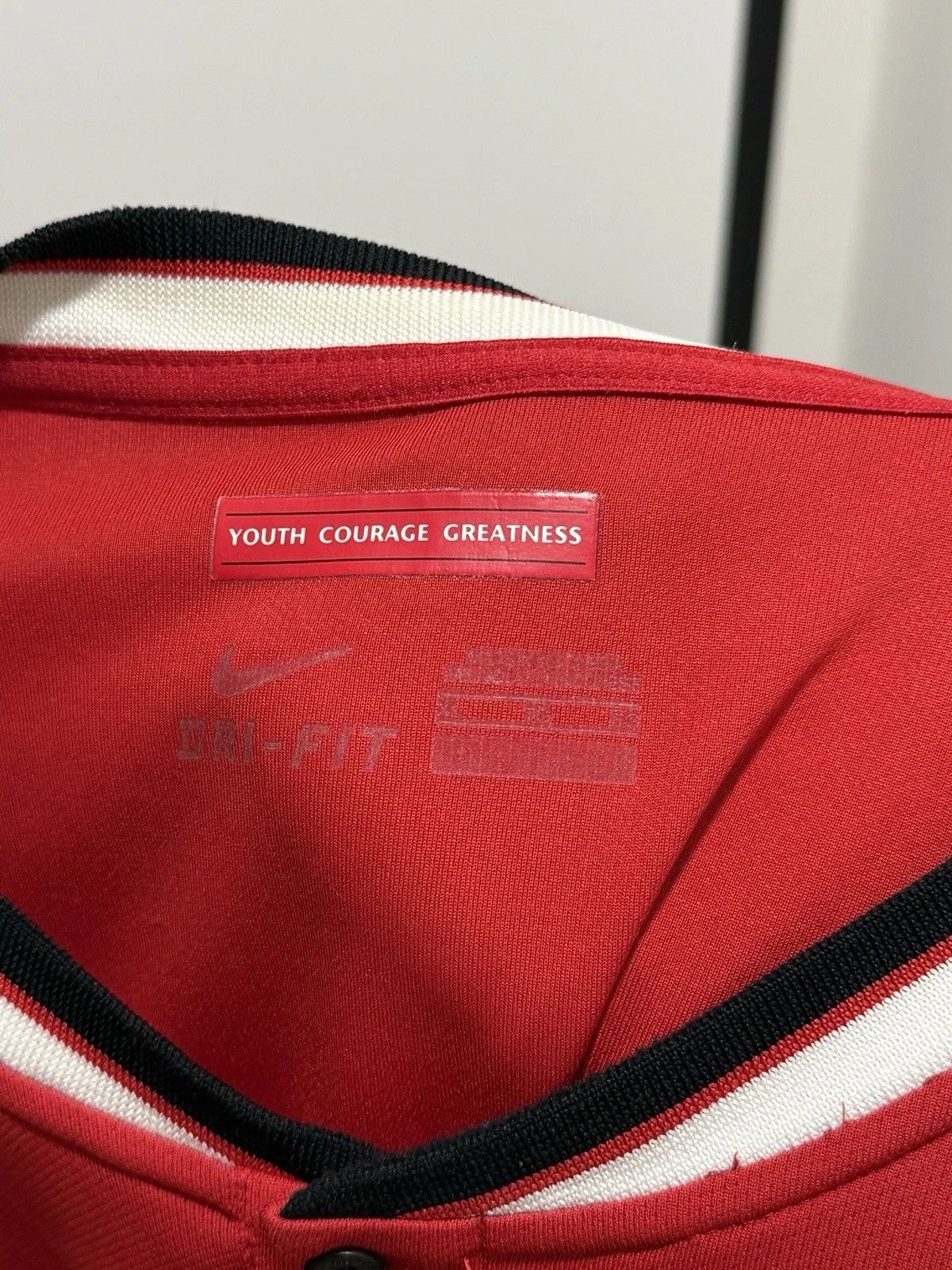 Nike Fc Manchester United 2014 2015 Home Jersey Soccer Football Size US XL / EU 56 / 4 - 7 Thumbnail