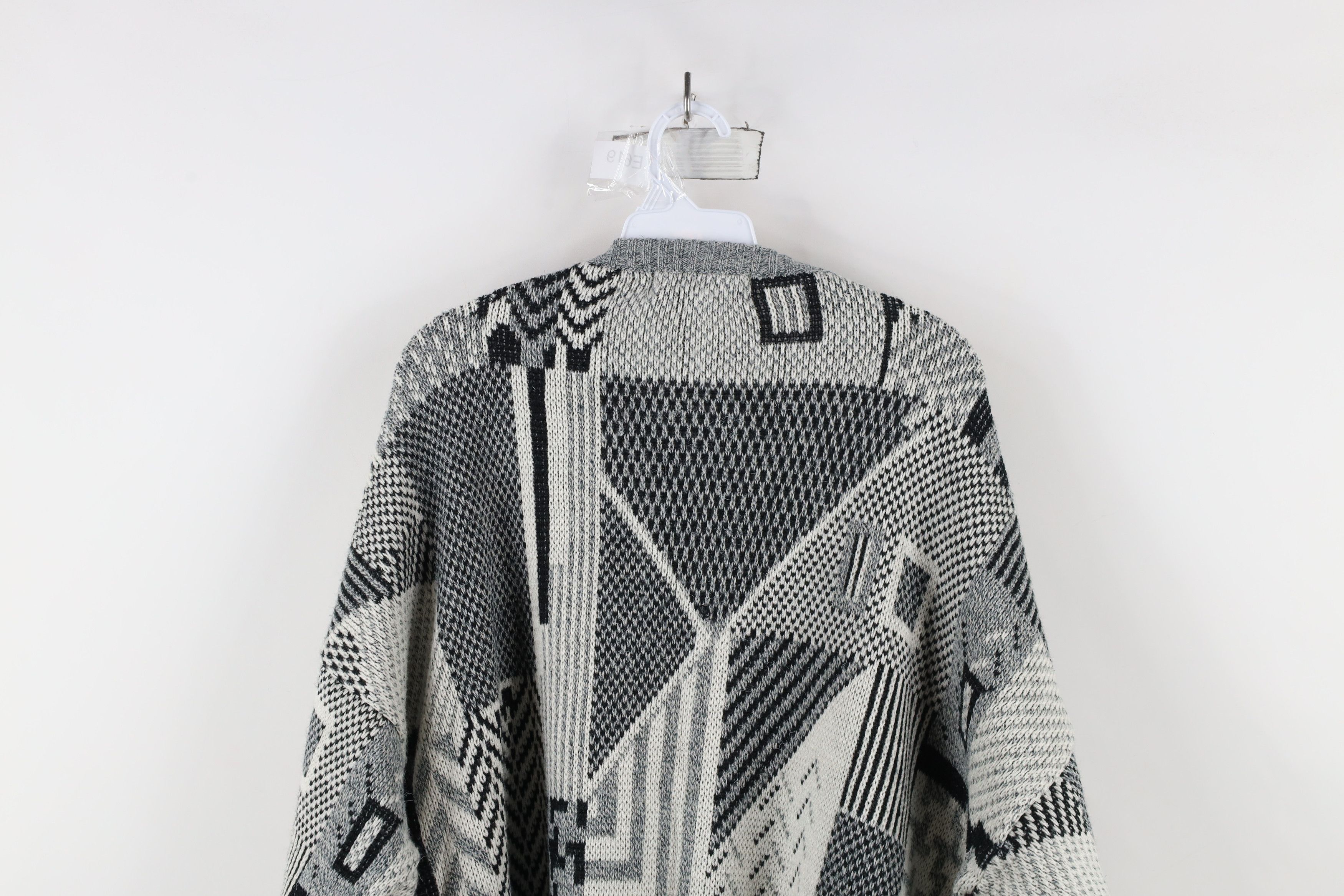 Vintage Vintage 90s Streetwear Grandpa Knit Crewneck Sweater Size US XL / EU 56 / 4 - 8 Thumbnail