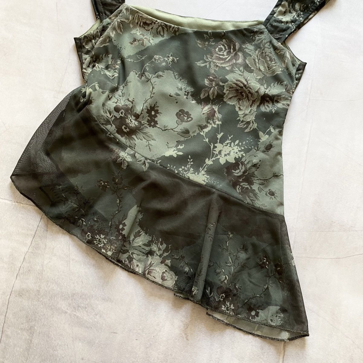Hysteric Glamour 00s Japan Floral Bandage Side Tank Top Hysteric Glamour Vibe Size M / US 6-8 / IT 42-44 - 6 Thumbnail