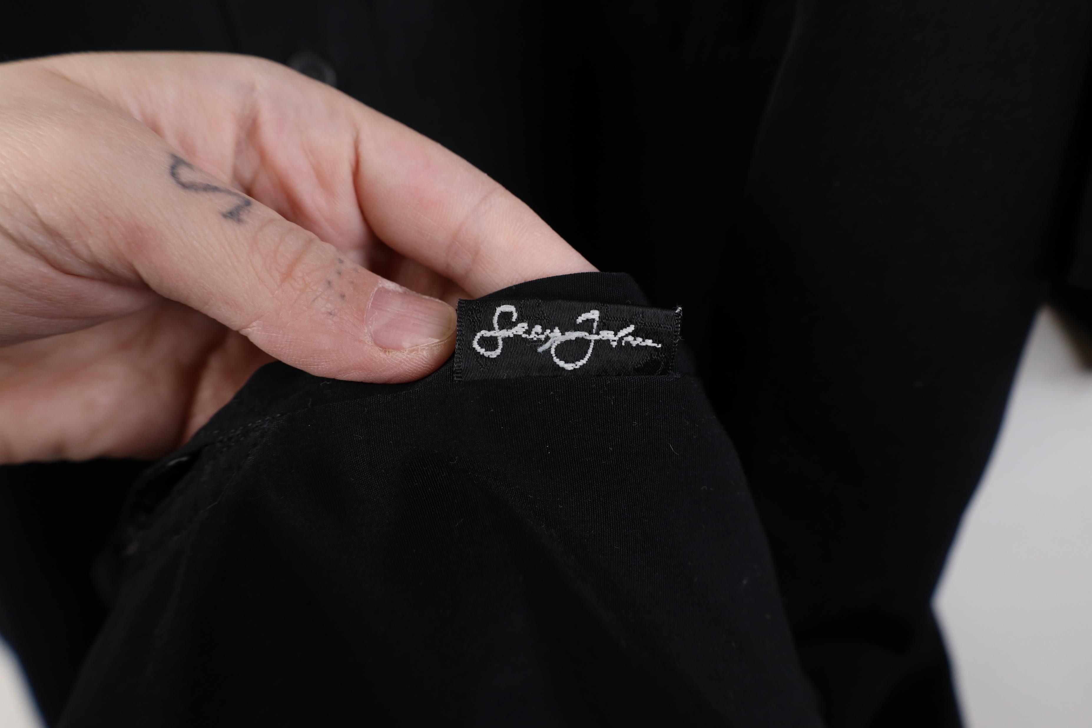 Sean John Vintage 90s Y2K Sean John Fit Collared Button Shirt Black Size US XL / EU 56 / 4 - 9 Thumbnail