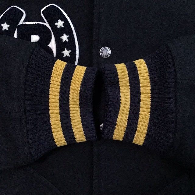 Bape × Nigo URSUS BAPE Melton Varsity Jacket a bathing ape NIGO Size US M / EU 48-50 / 2 - 5 Thumbnail