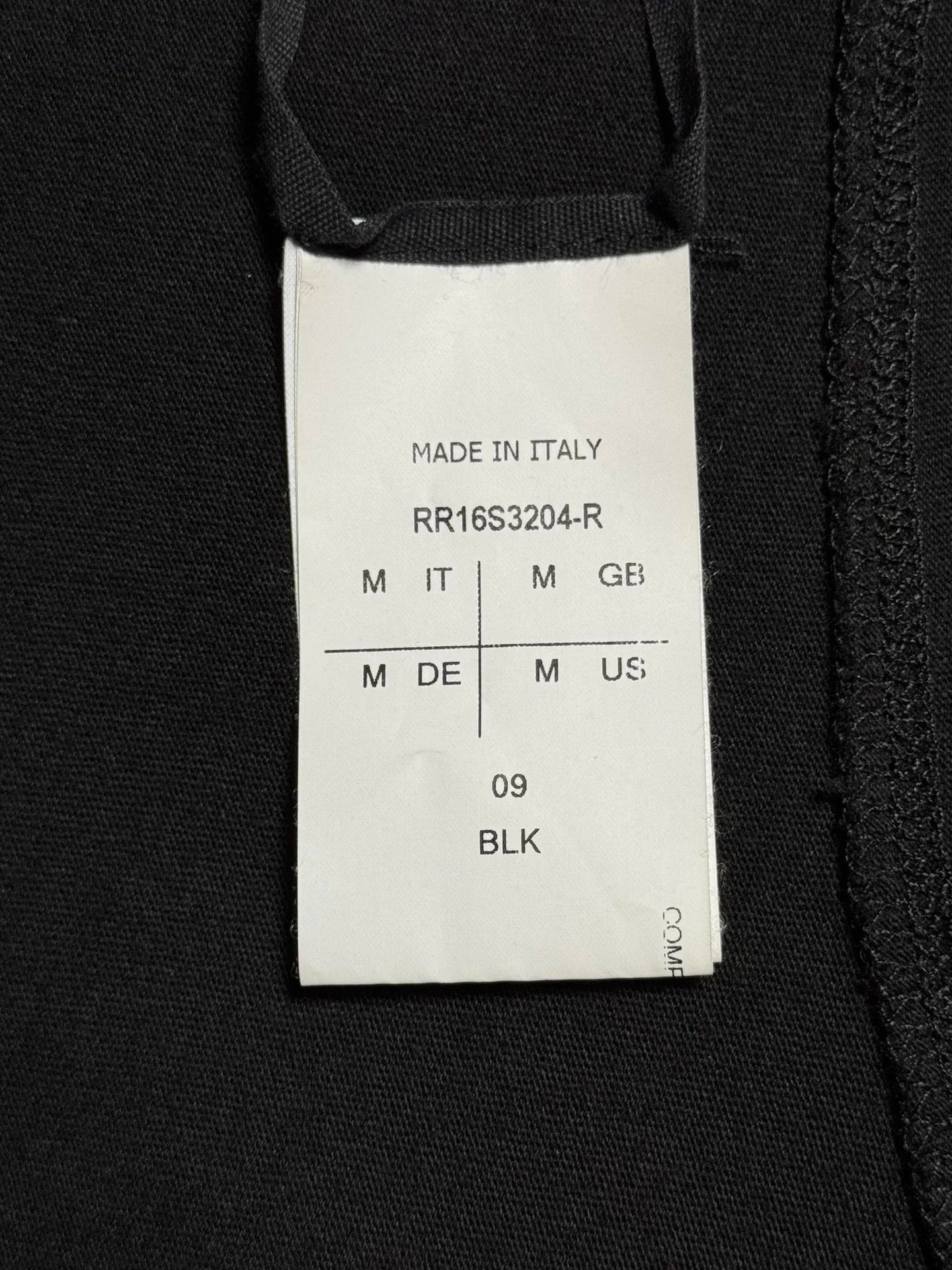 Rick Owens RO Irregular Short Sleeve Tee M Size US M / EU 48-50 / 2 - 3 Thumbnail
