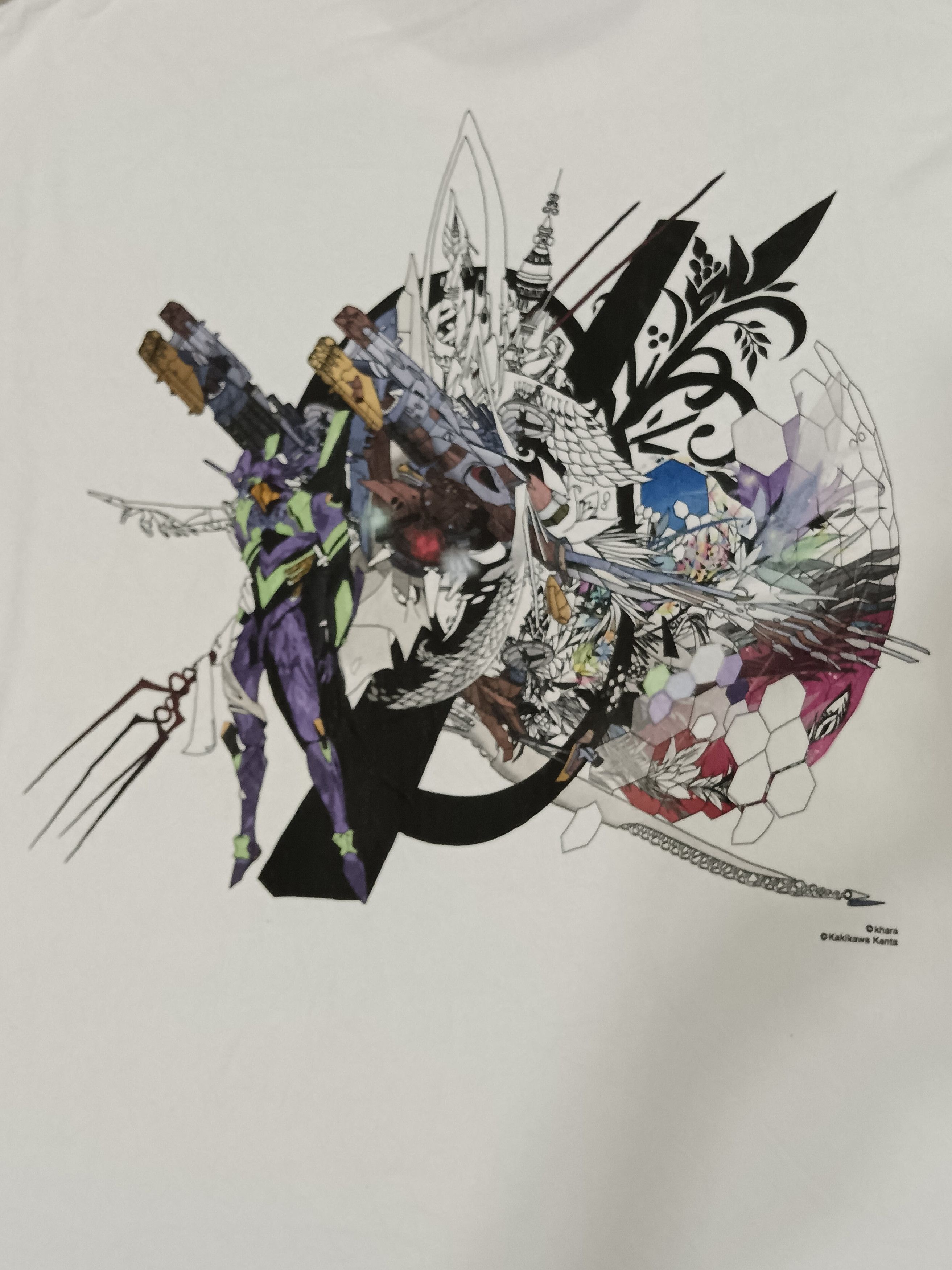 RadioEva abstract Evangelion Tee ( KENTA KAKIKAWA)