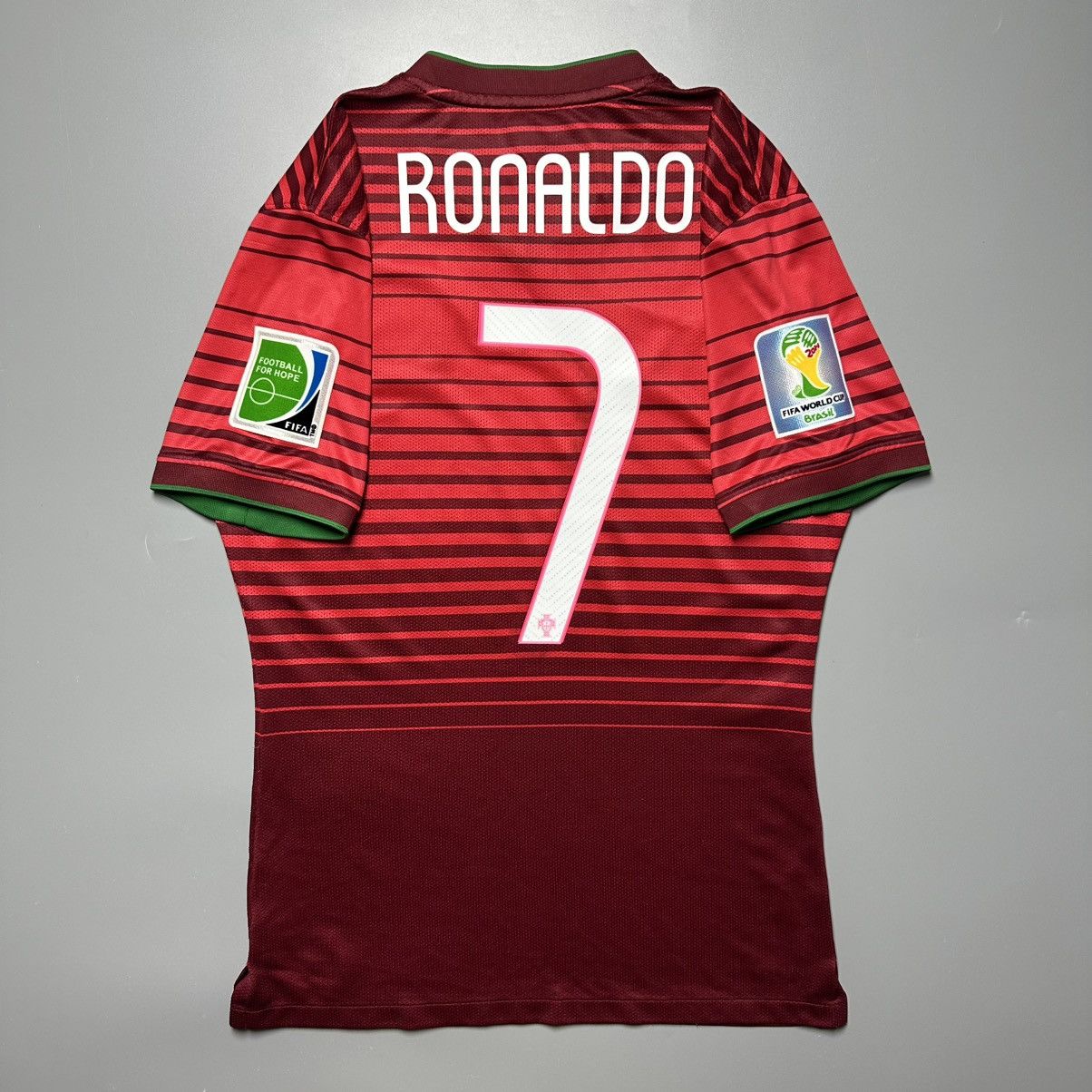PORTUGAL NIKE 2014 WORLD CUP PLAYER ISSUE JERSEY #7 RONALDO