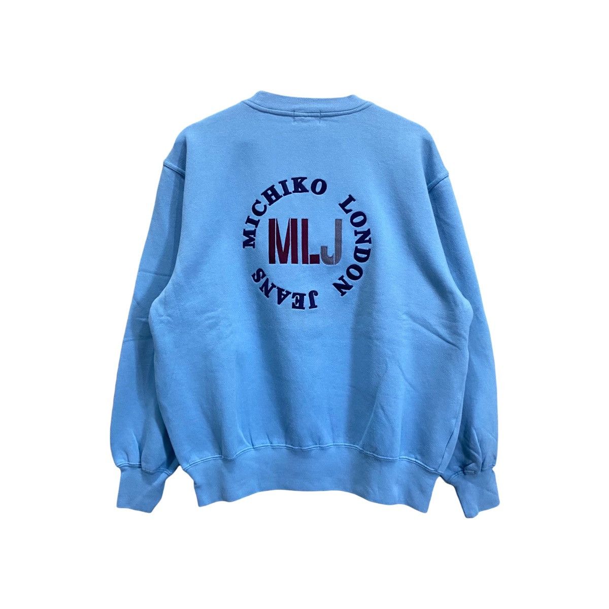 Michiko Koshino London Vintage 90s Michiko London Jeans Embroidered Logo Sweatshirt Size US L / EU 52-54 / 3 - 1 Thumbnail