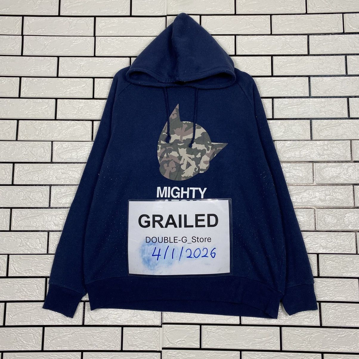 Japanese Brand Vintage Hoodie Pull Over Mighty Atom Cartoon Japan Big Logo Size US L / EU 52-54 / 3 - 1 Thumbnail