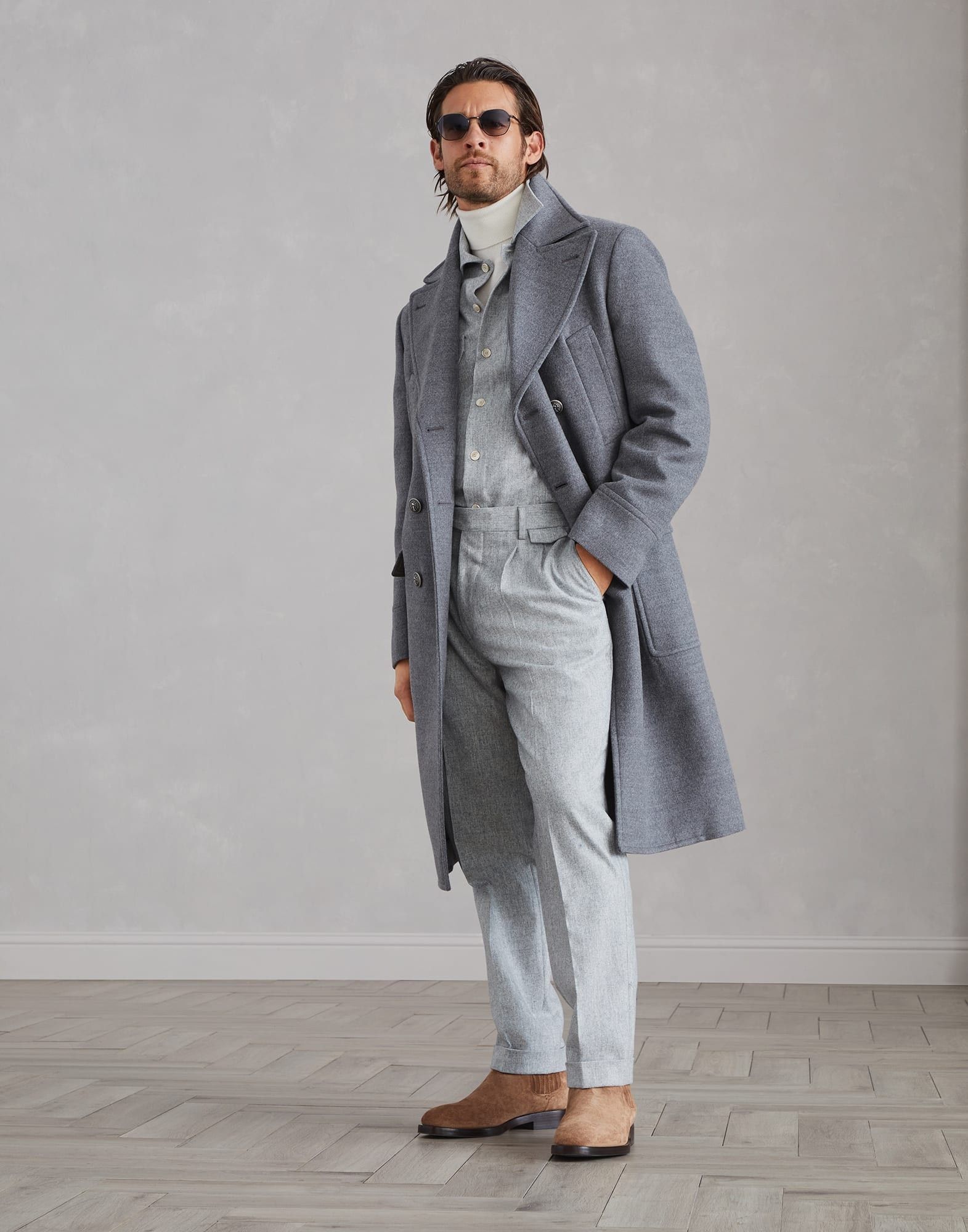Brunello Cucinelli o1la1rc1a0925 Pants in Grey Size US 30 / EU 46 - 4 Thumbnail