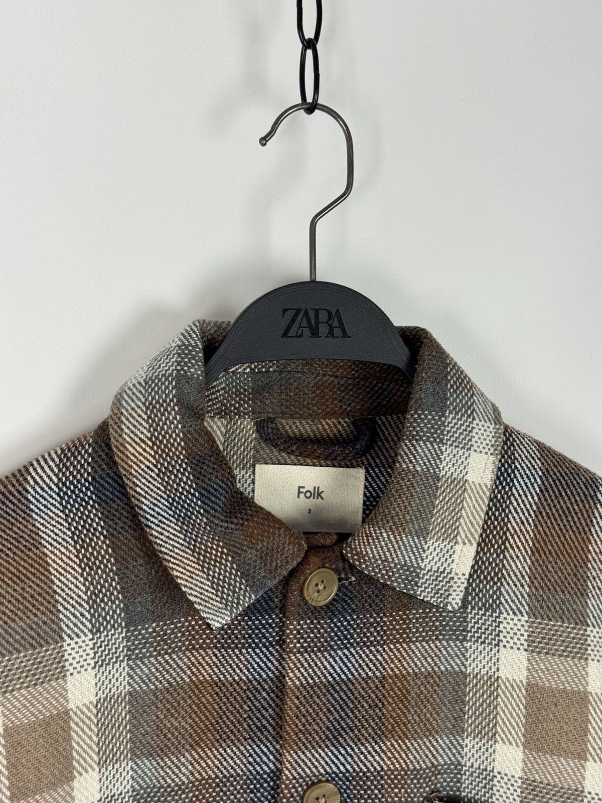 Folk Folk Check Chore Overshirt Jacket Size US M / EU 48-50 / 2 - 7 Thumbnail
