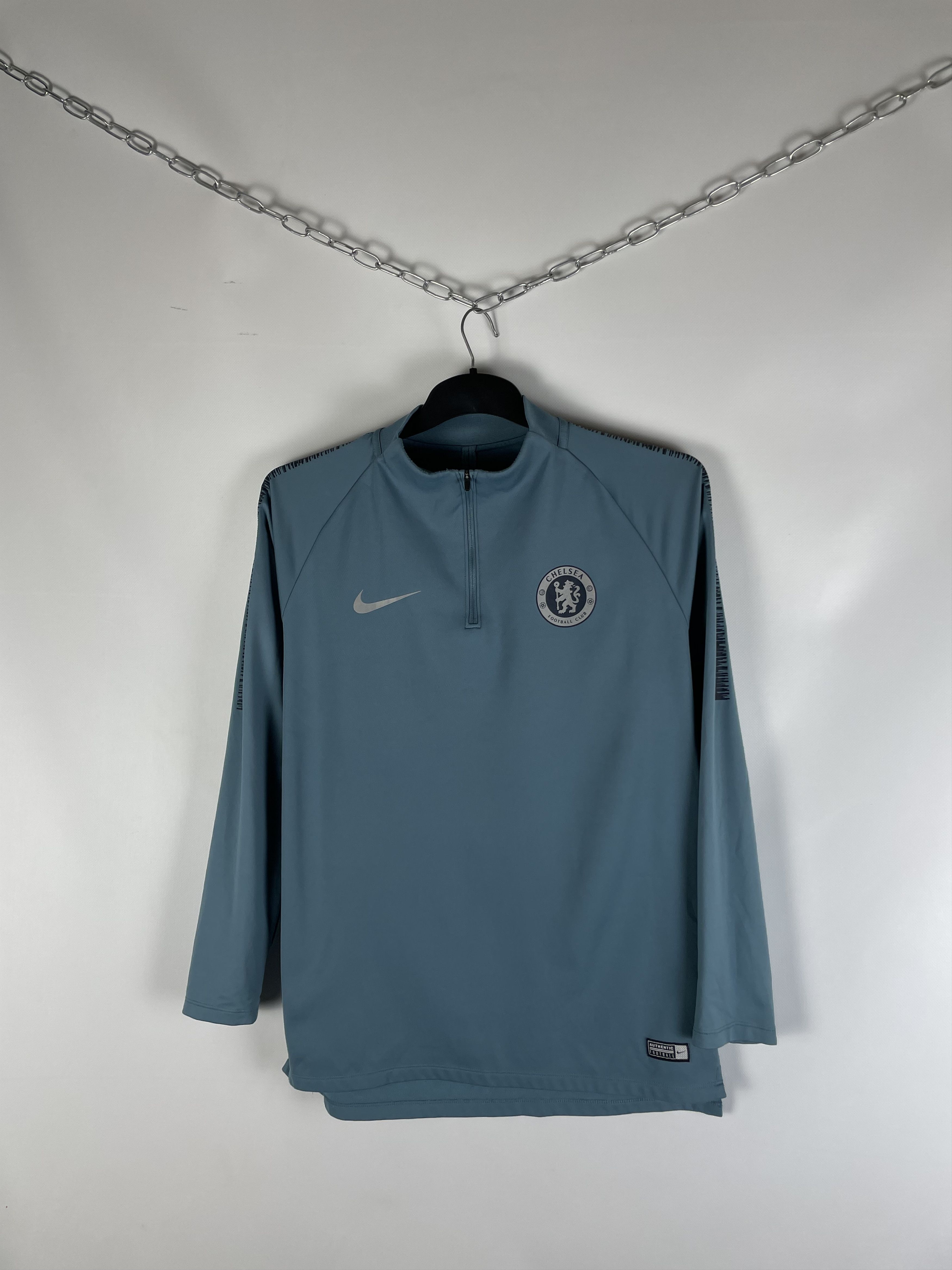 Chelsea Soccer Nike Chelsea Training Fleece Long Sleeve Shirt Size US L / EU 52-54 / 3 - 2 Thumbnail
