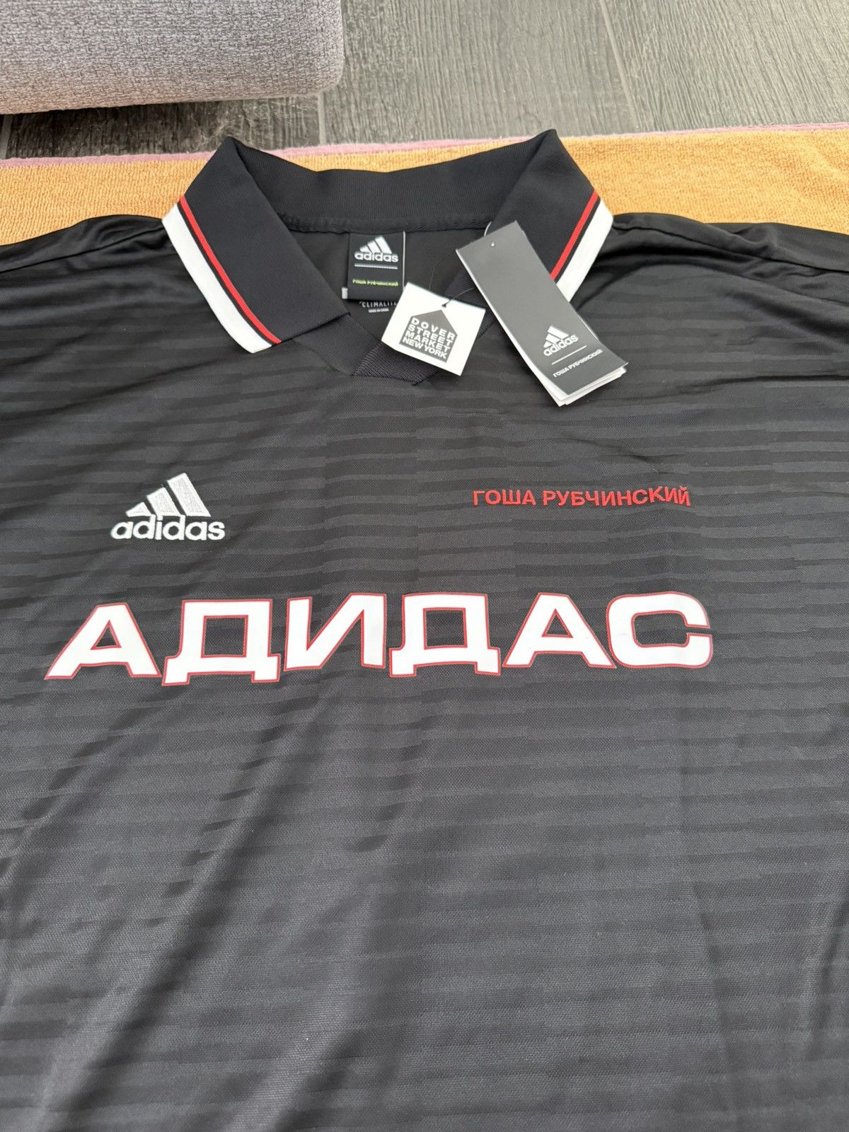Adidas × Gosha Rubchinskiy [NEW] SS18 Gosha x Adidas LS Football / Soccer Jersey Size US L / EU 52-54 / 3 - 3 Thumbnail