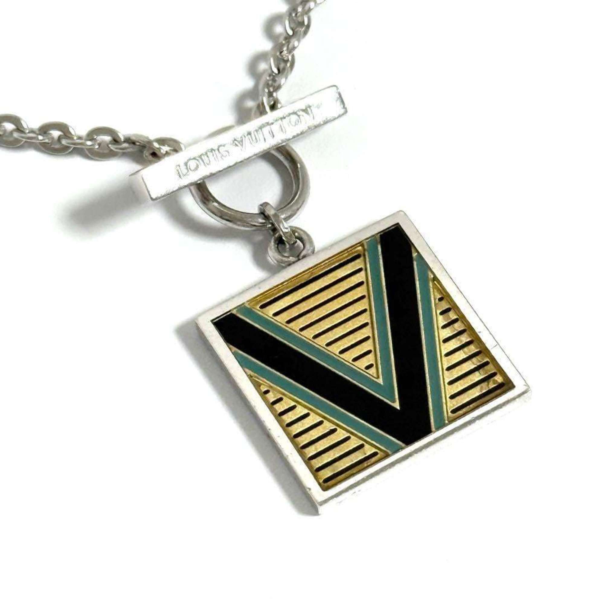 Louis Vuitton Louis Vuitton Men's Pendant Necklace V Plate Size ONE SIZE - 1 Thumbnail
