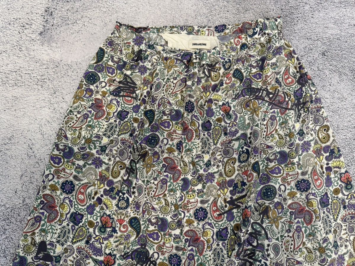 Zadig & Voltaire Zadig & Voltaire Joslin Mandala Skirt Lace Paisley Boho M- L Size 30" / US 8 / IT 44 - 5 Thumbnail