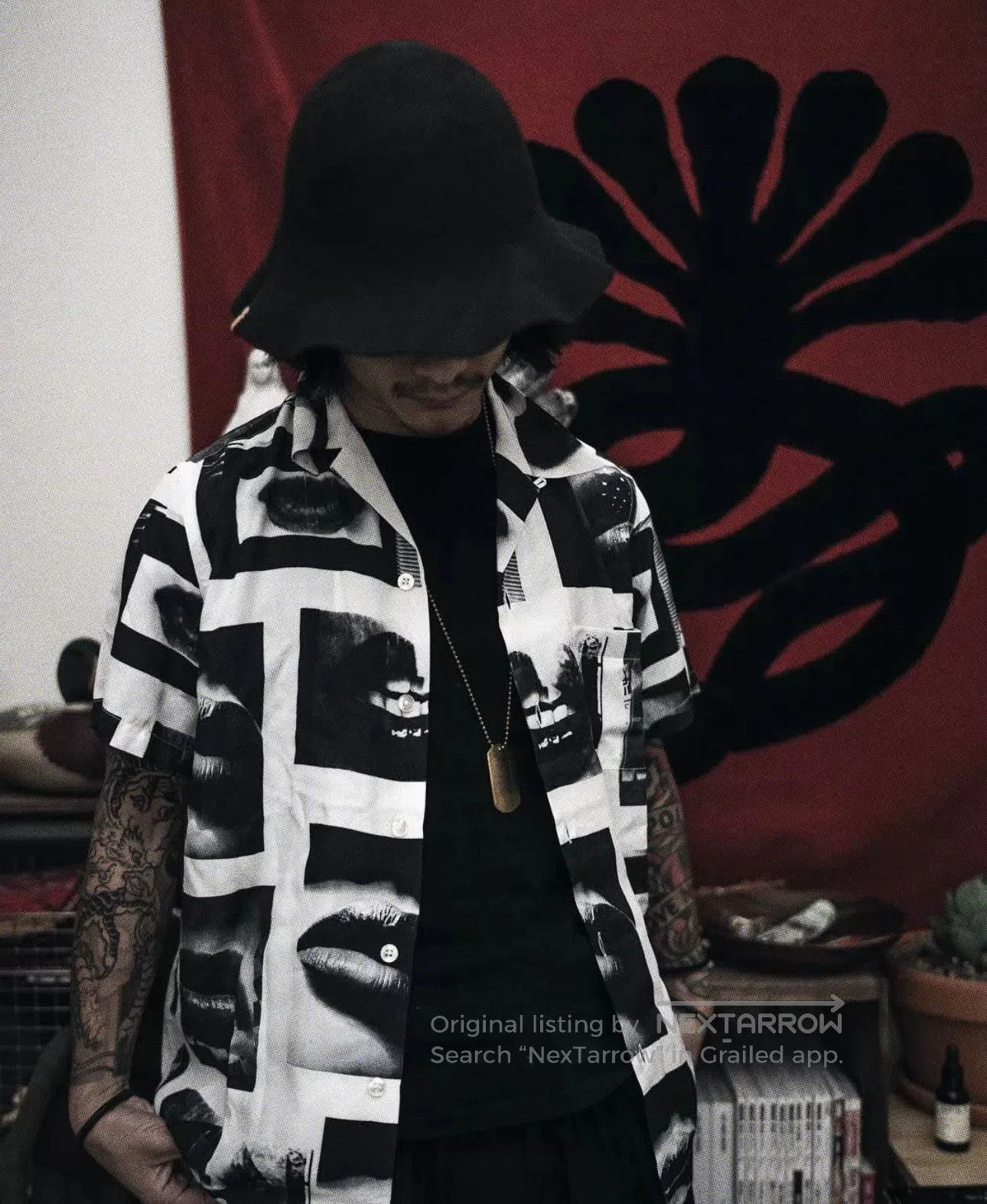 Wacko Maria wacko maria aloha shirt black and white. Size US L / EU 52-54 / 3 - 3 Thumbnail