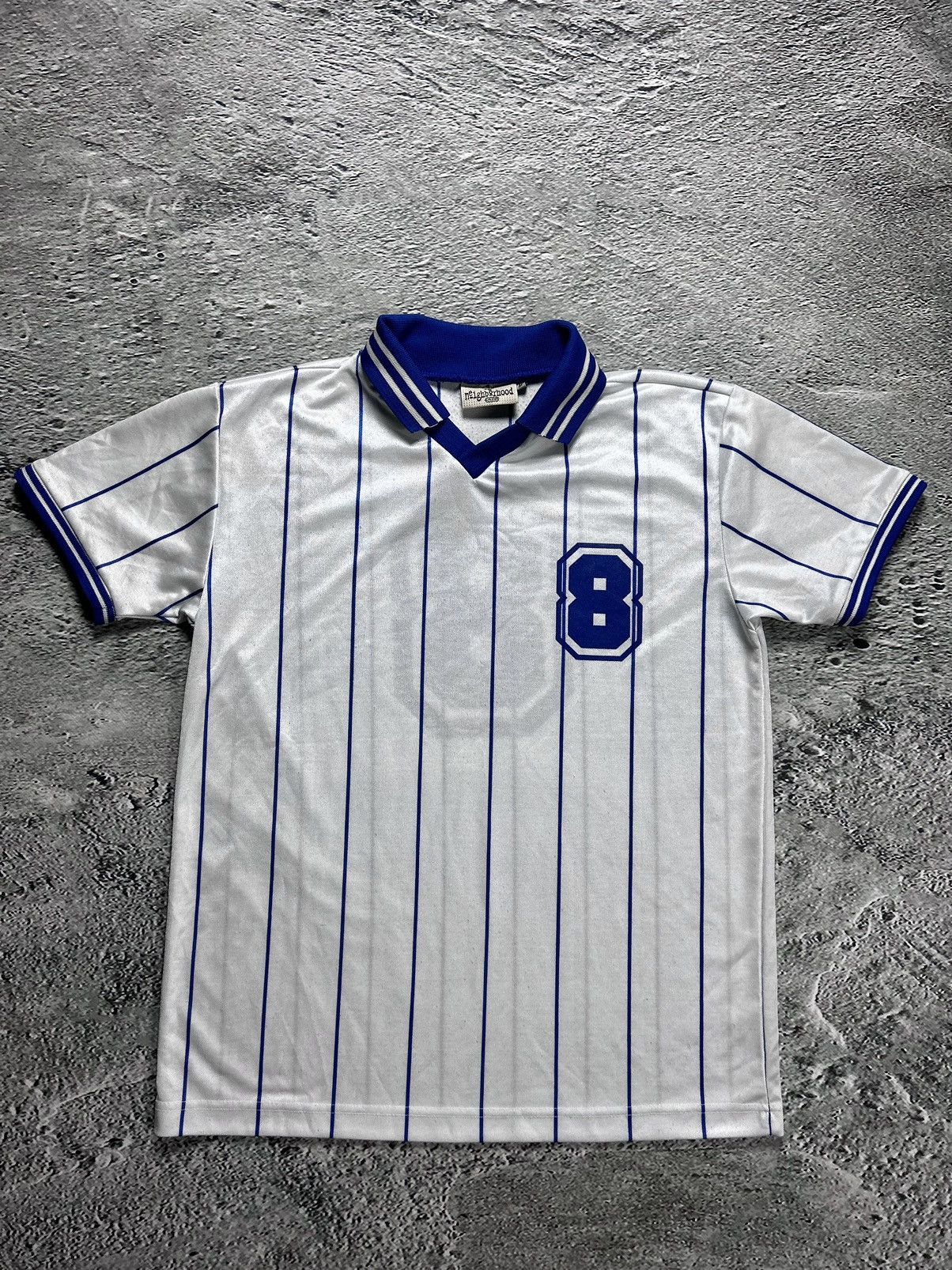 Neighborhood × Vintage Neighborhood NYC Vintage Jersey Soccer White Blue Size US M / EU 48-50 / 2 - 1 Thumbnail
