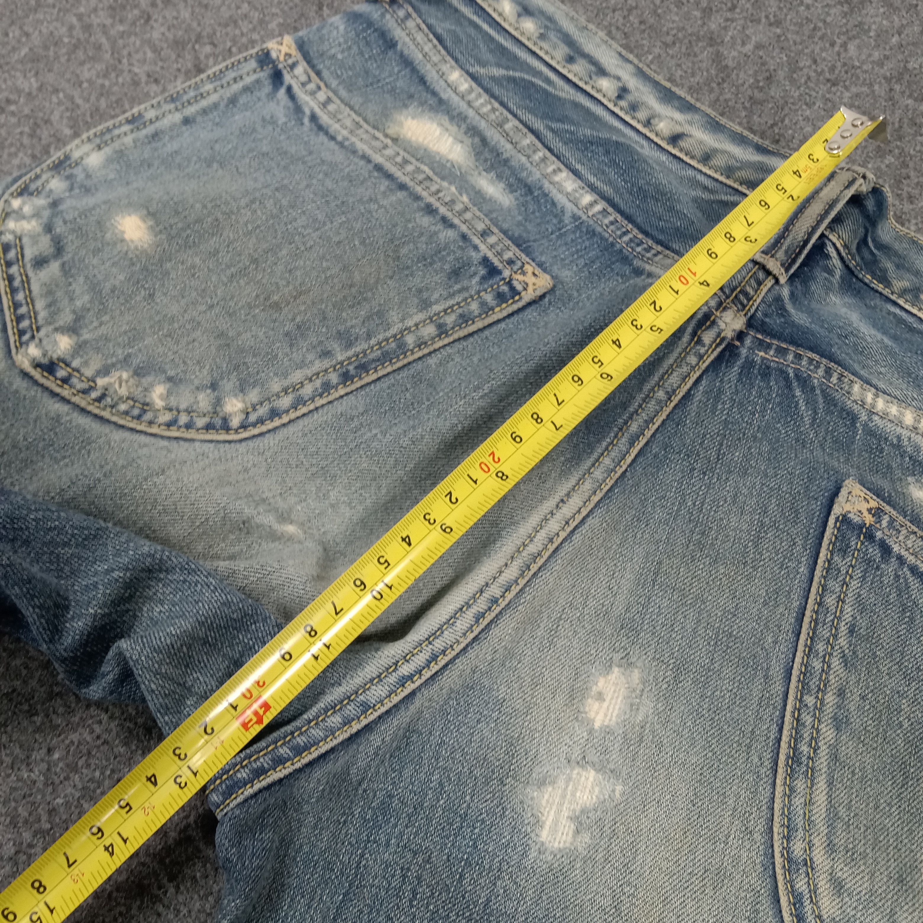 Blue Blue Japan Blue Blue Japan Distressed Denim Jeans E1A34 Size US 32 / EU 48 - 10 Thumbnail