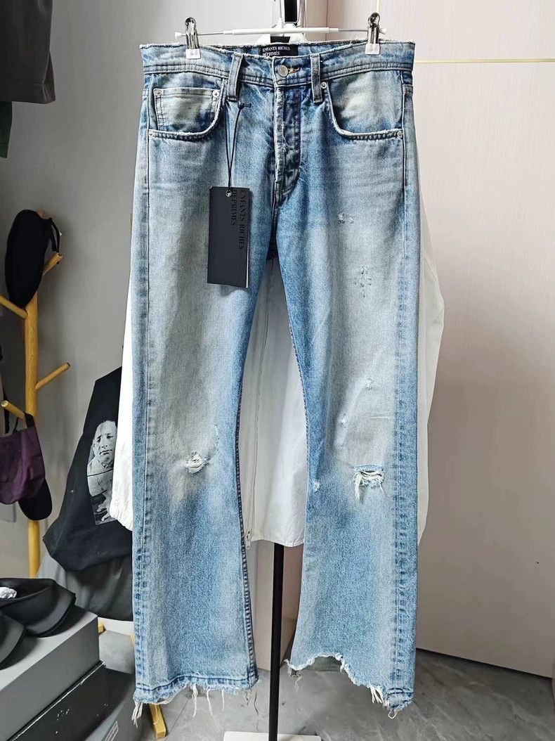 Enfants Riches Deprimes Enfants Riches Deprimes Blue Denim Pants-2506 Size US 29 - 1 Thumbnail