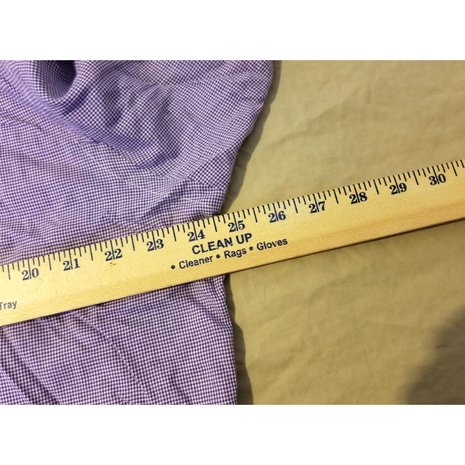 Polo Ralph Lauren Polo Ralph Lauren Dress Shirt Mens 16 32 33 Purple Button Cotton Classic Size 42R - 5 Thumbnail