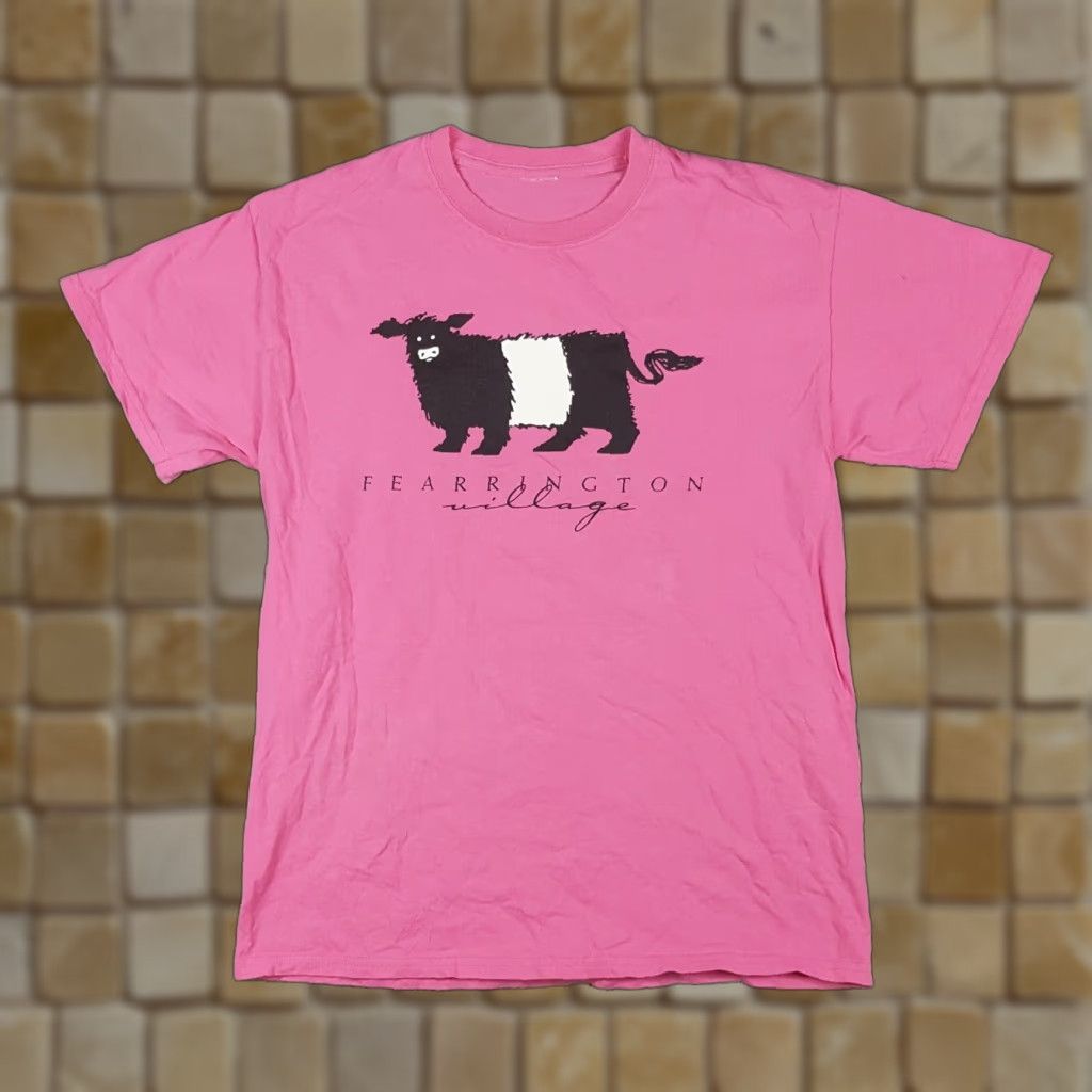 Fruit Of The Loom VINTAGE Fruit of the Loom 90s Cow Art T-Shirt Size Small Pink Retro Cartoon Mens Size US S / EU 44-46 / 1 - 1 Thumbnail