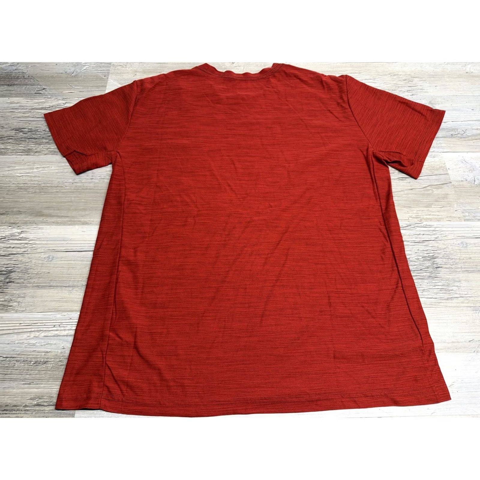 Nike Nike Dri-Fit Mens Red Short Sleeve T-Shirt Size Large Gym Athletic Top Casual Size US L / EU 52-54 / 3 - 2 Thumbnail