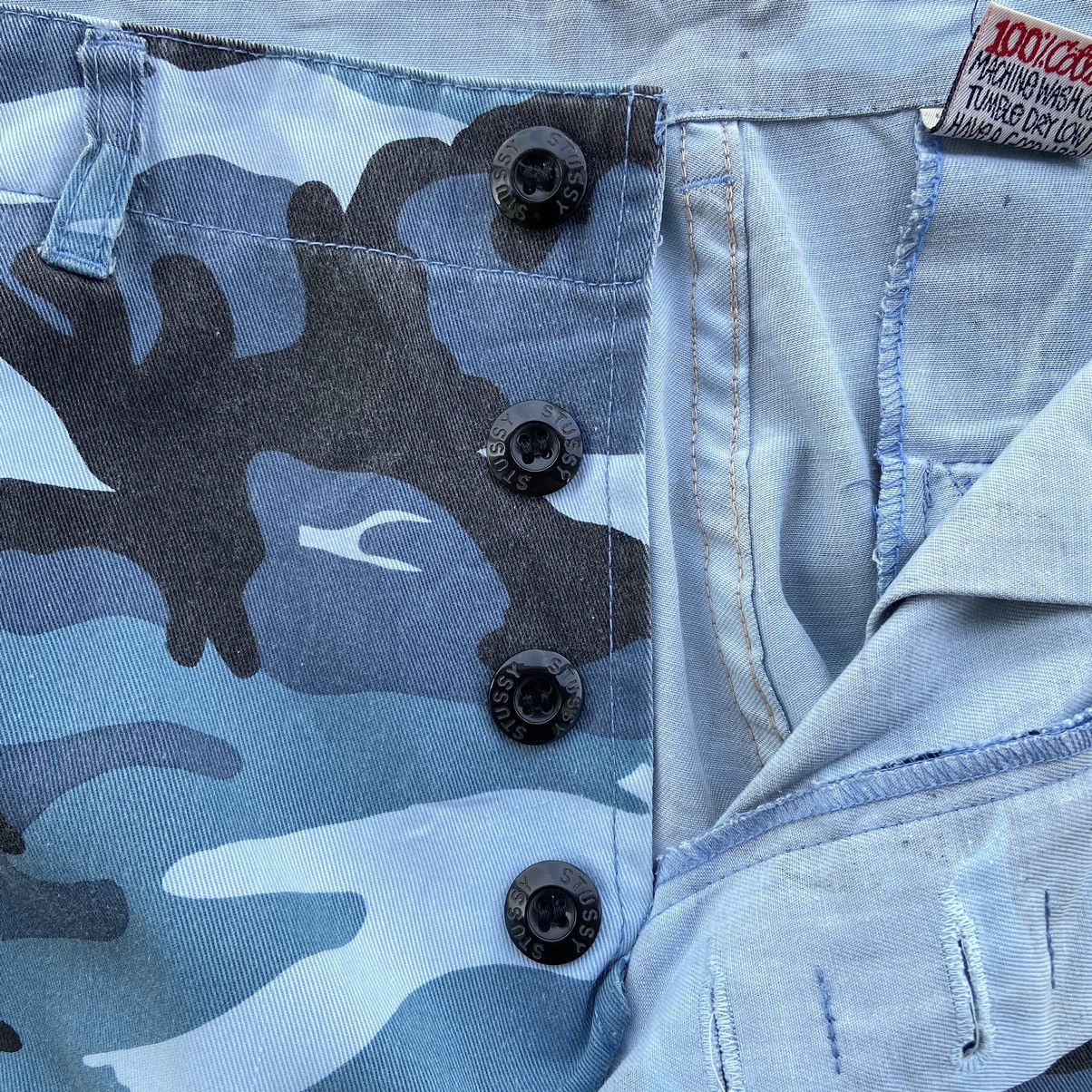 Stussy Vintage 90's Stussy Jorts Camo Cargo Pants Size US 32 / EU 48 - 5 Thumbnail
