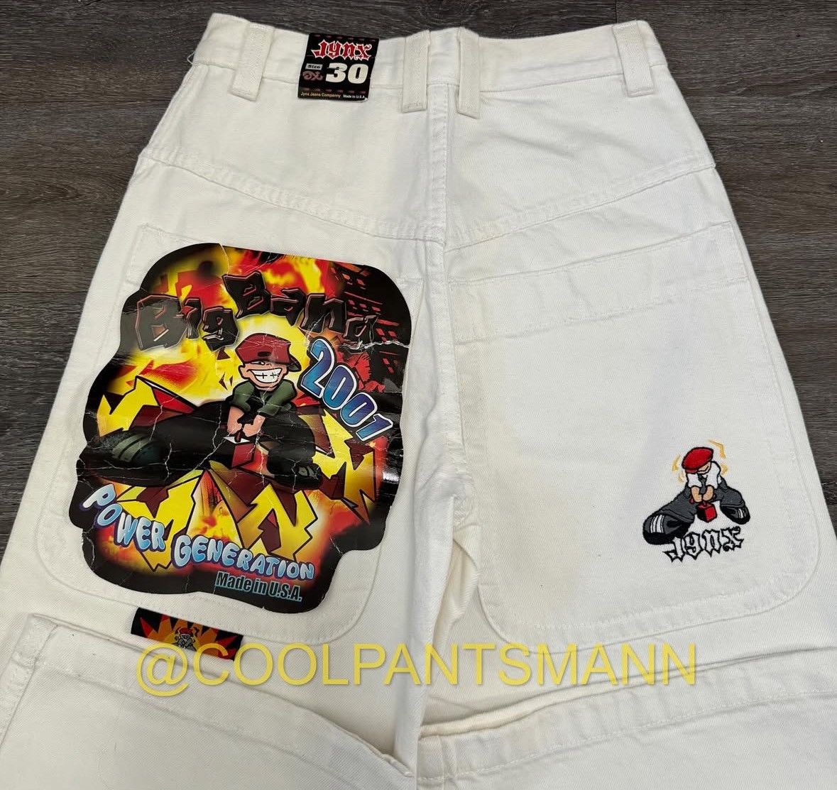 JNCO × Vintage Rare Vintage y2k JNYX baggy wide leg embroidered JNCO style Size US 30 / EU 46 - 3 Thumbnail